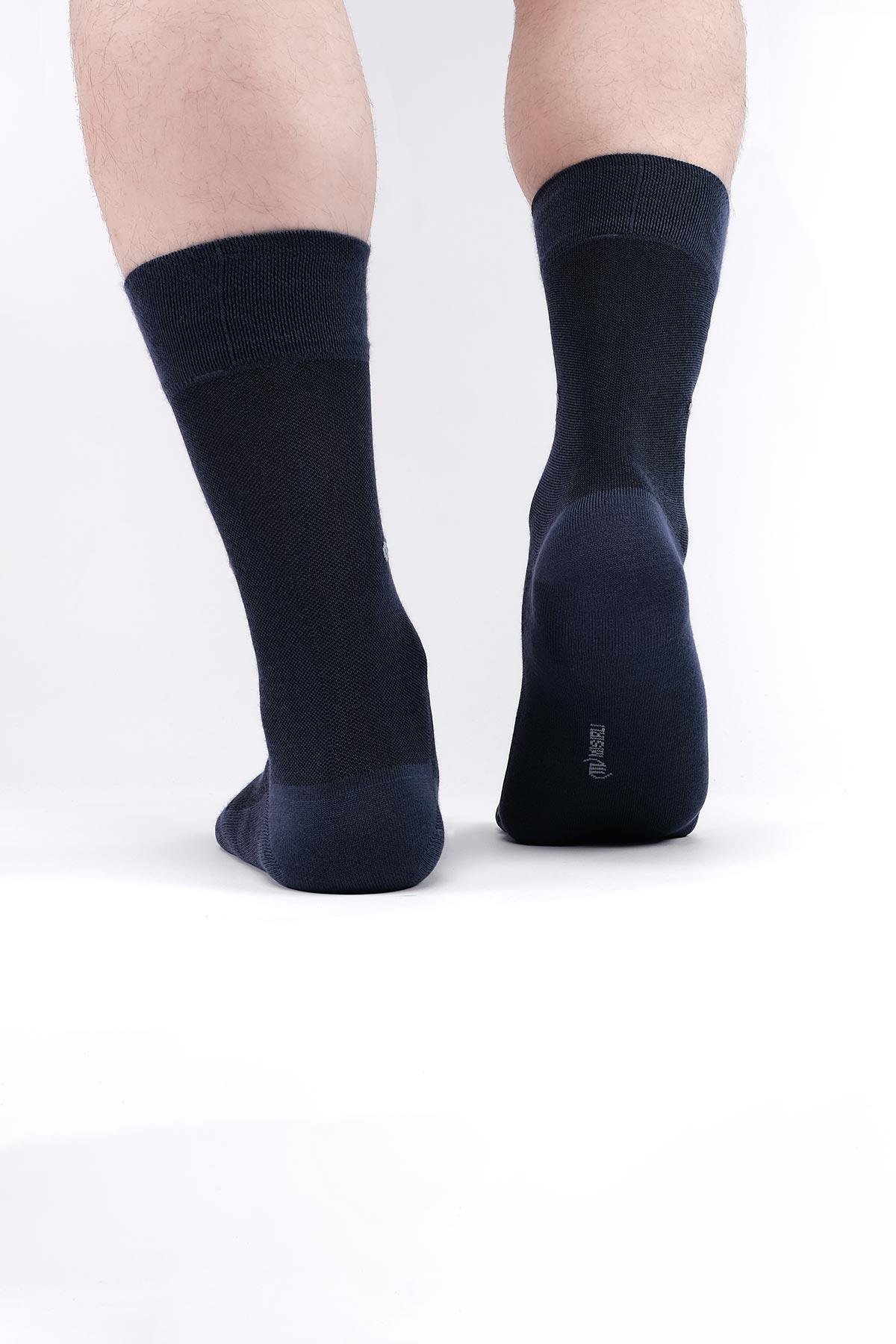 Mısırlı Erkek Bambu Tekli Jean Yazlık Soket Çorap M 62053 J