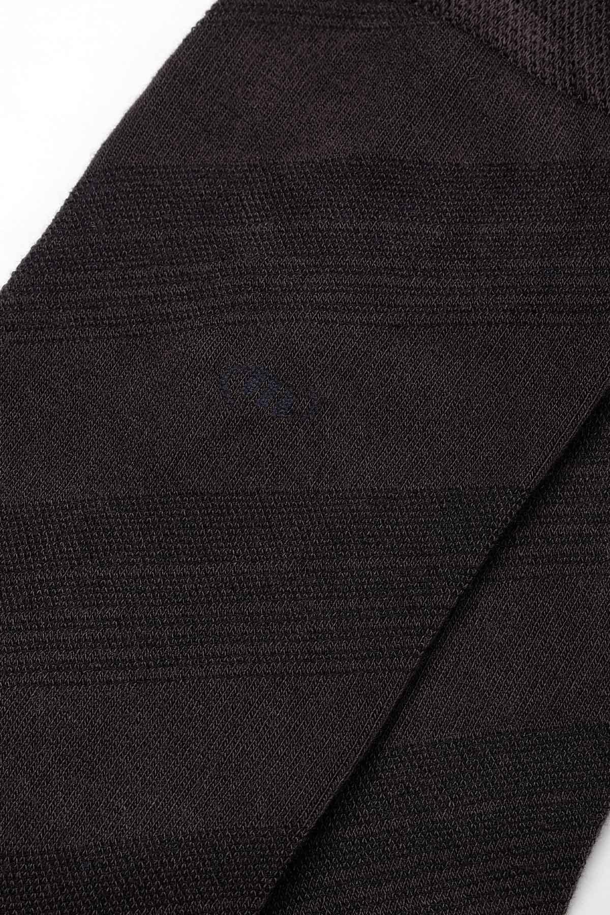Mısırlı Erkek Bambu Tekli Kahverengi Soket Çorap M 62004 K