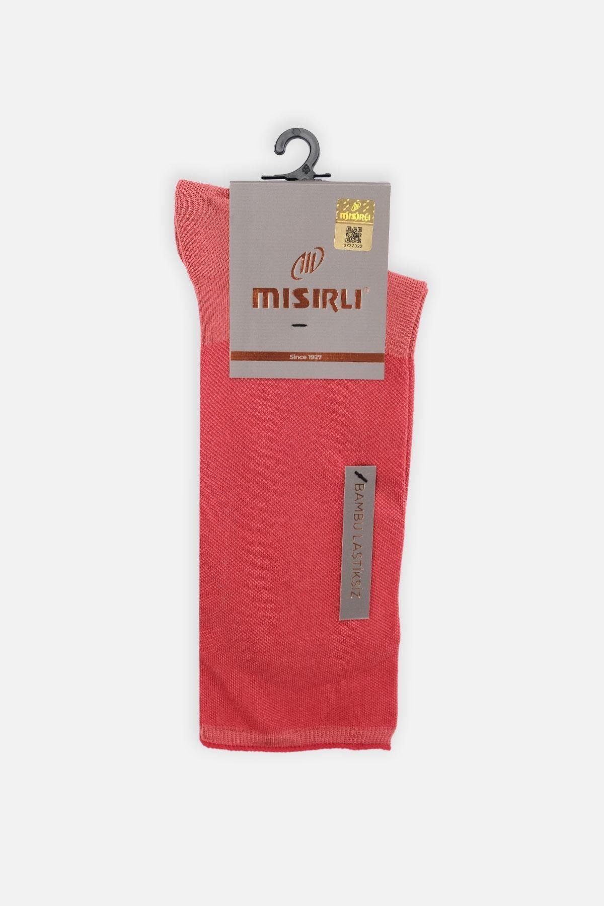 Mısırlı Erkek Bambu Tekli Kiremit DiCare Lastiksiz Soket Çorap M 66400 K