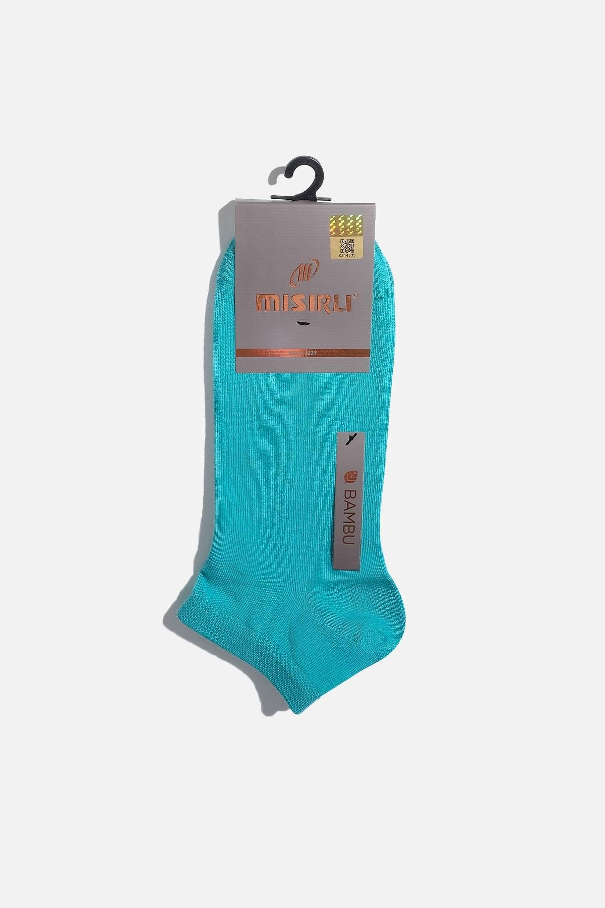 Mısırlı Erkek Bambu Tekli Mavi Yazlık Patik Çorap M 62203 M