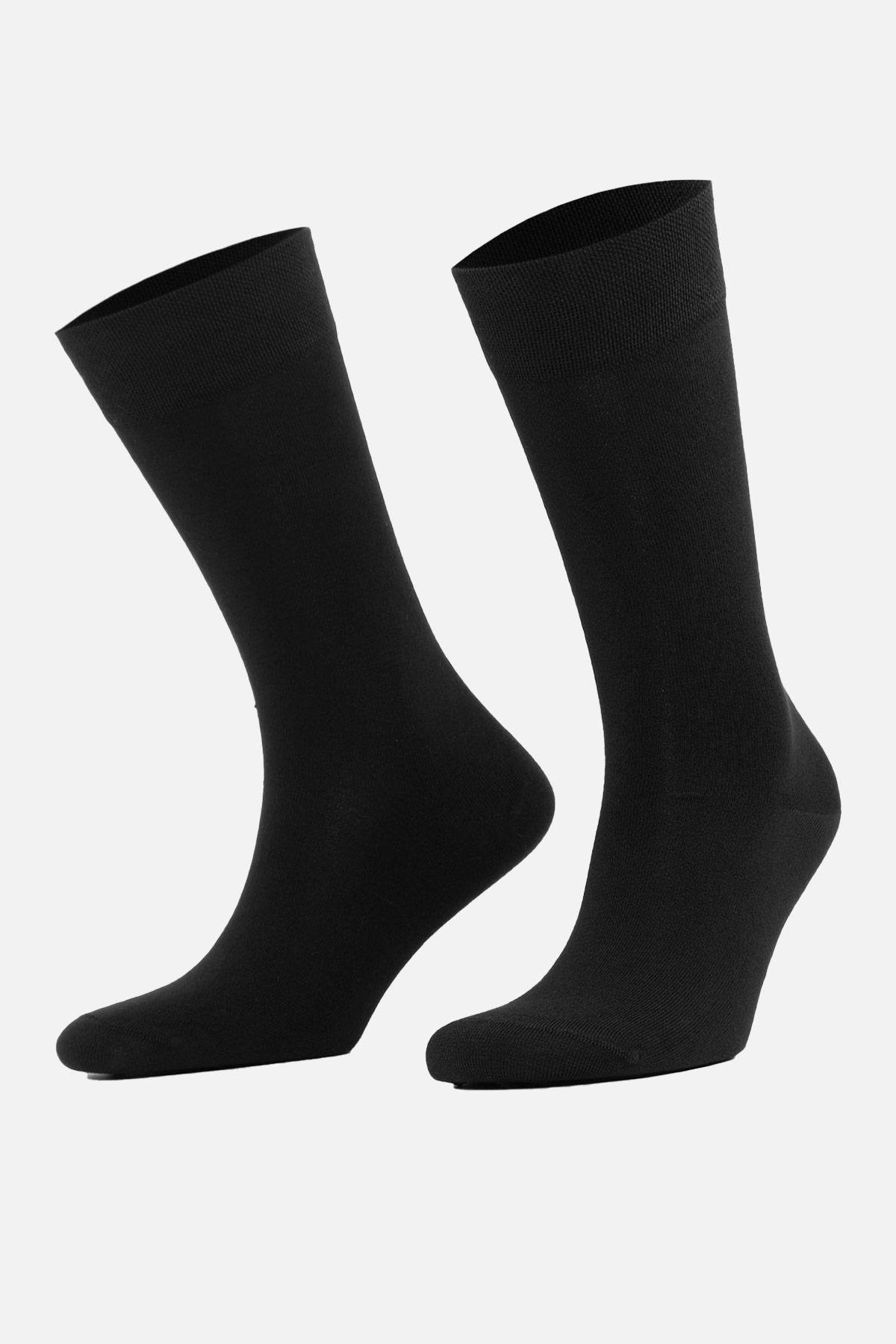 Mısırlı Erkek Bambu Tekli Siyah Soket Çorap - M-62000-TS