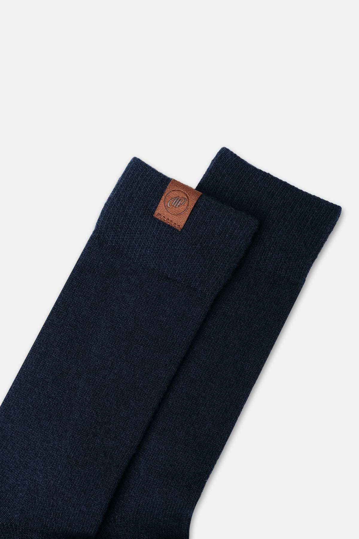 Mısırlı Erkek Lambswool Tekli Lacivert Soket Çorap M 65000 L