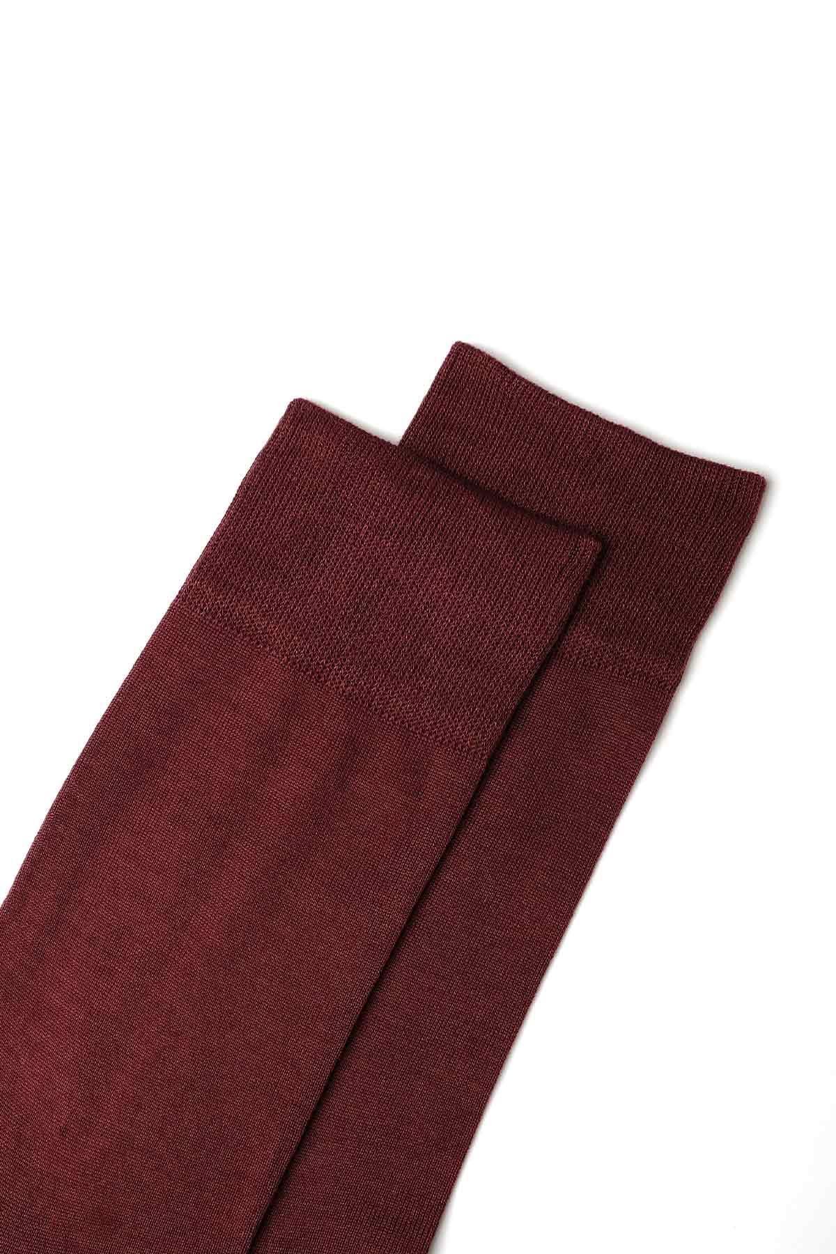 Mısırlı Erkek Merserize Tekli Açık Bordo Soket Çorap M 67003 AB