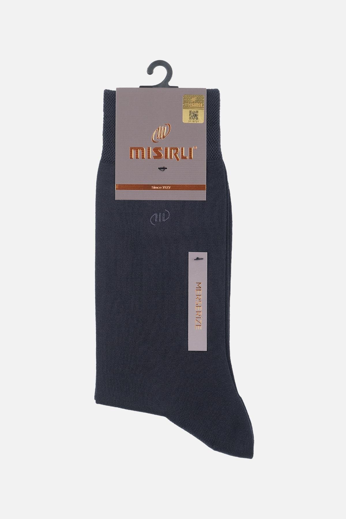 Mısırlı Erkek Merserize Tekli Füme Soket Çorap   M 67000 F