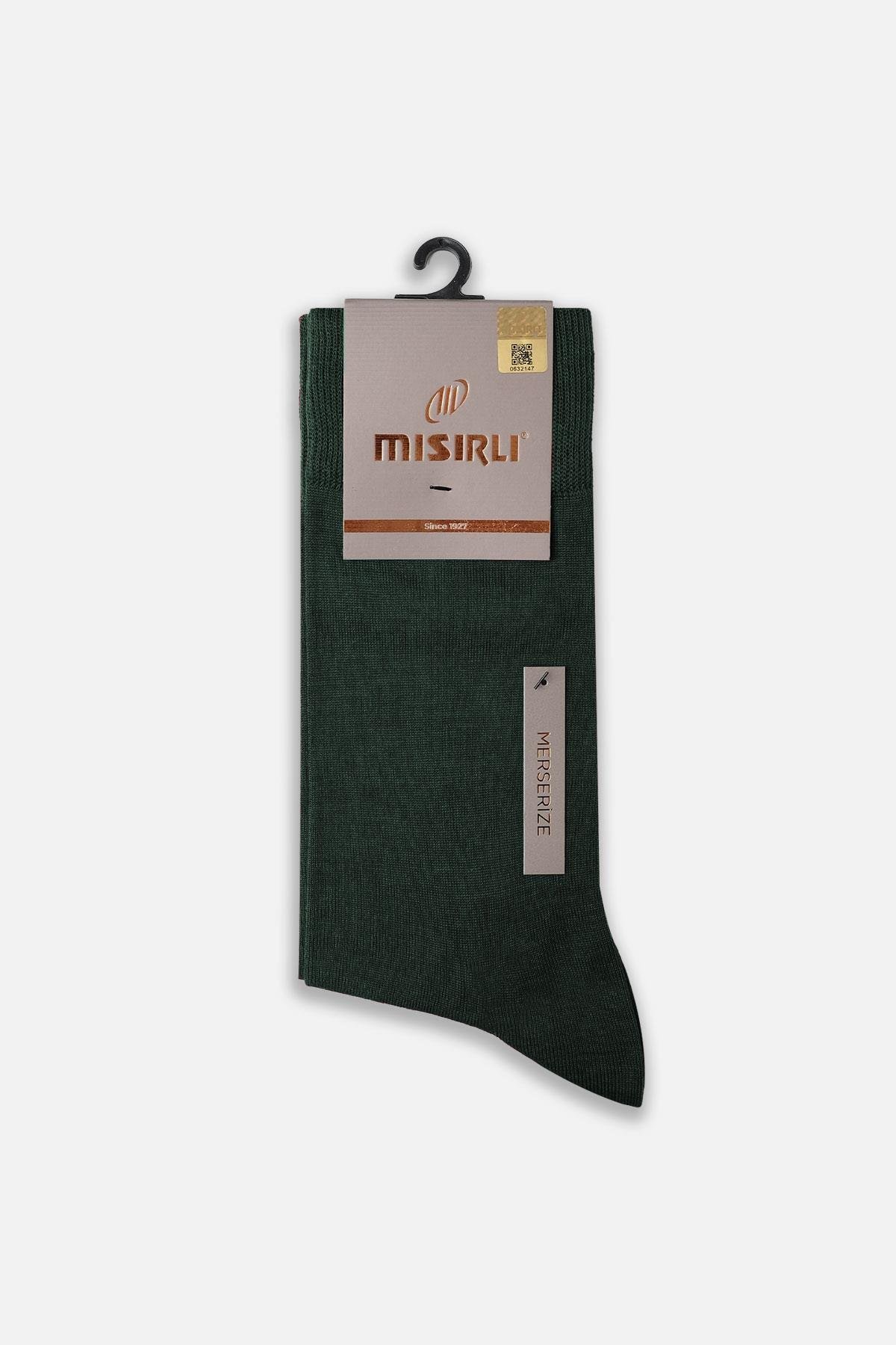 Mısırlı Erkek Merserize Tekli Yeşil Soket Çorap M 67003 Y