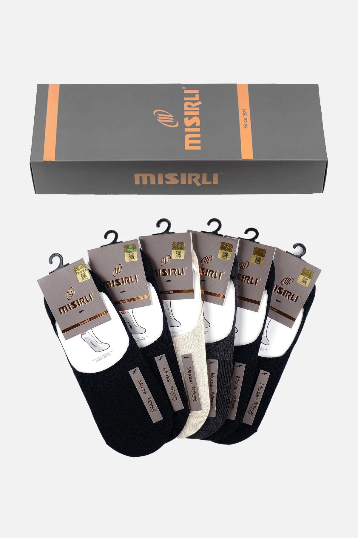 Mısırlı Erkek Modal 6 Çift Çok Renkli Yazlık Babet Çorap
