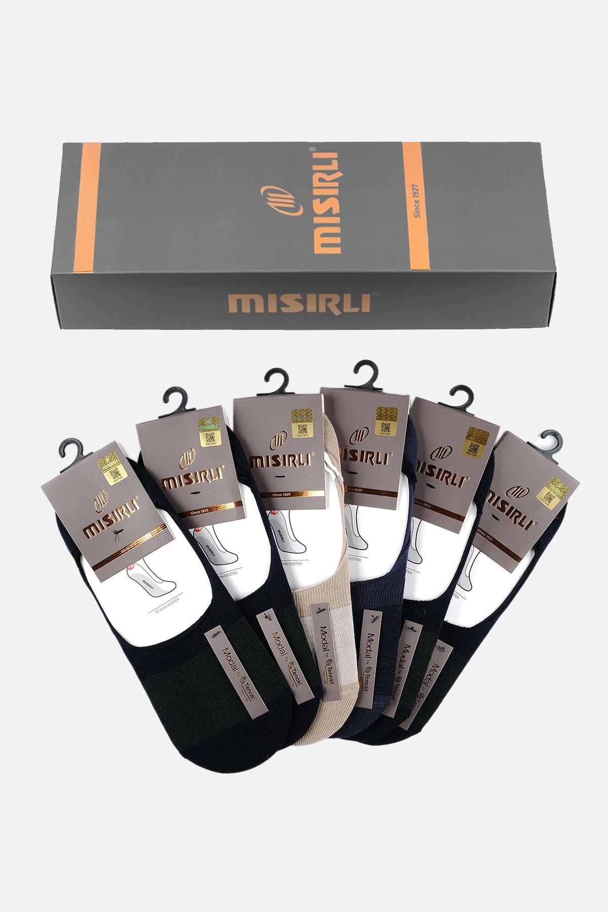 Mısırlı Erkek Modal 6 Çift Çok Renkli Yazlık Babet Çorap