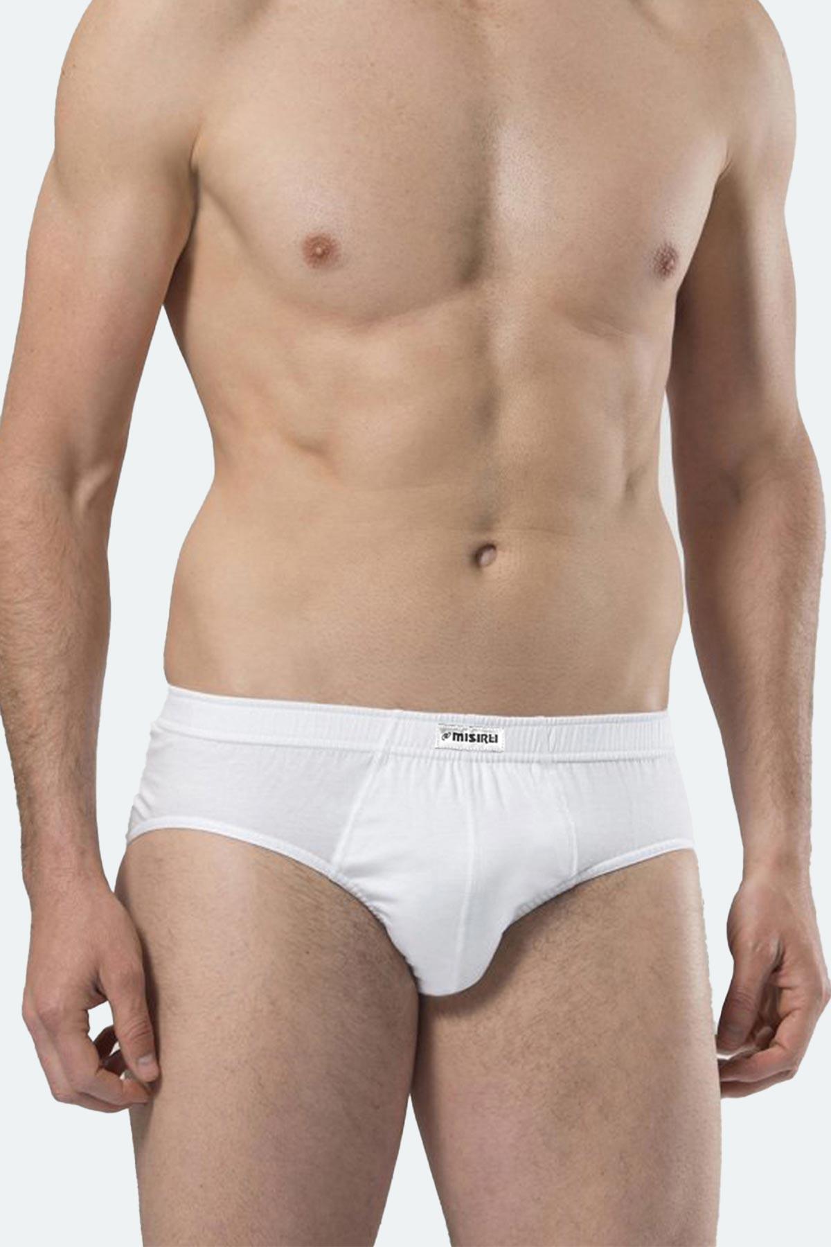 Mısırlı Men Modal White Single Slip – 3206