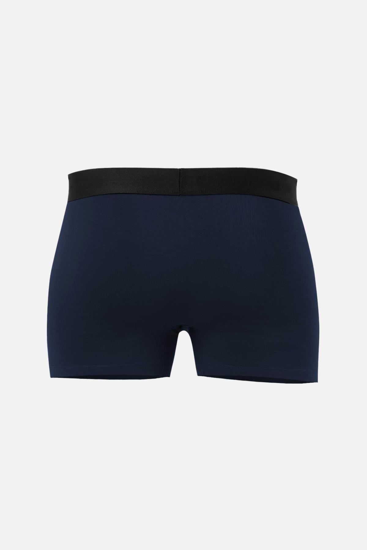 Mısırlı Erkek Modal Regular Fit Tekli Mavi Boxer - M BXR RF M