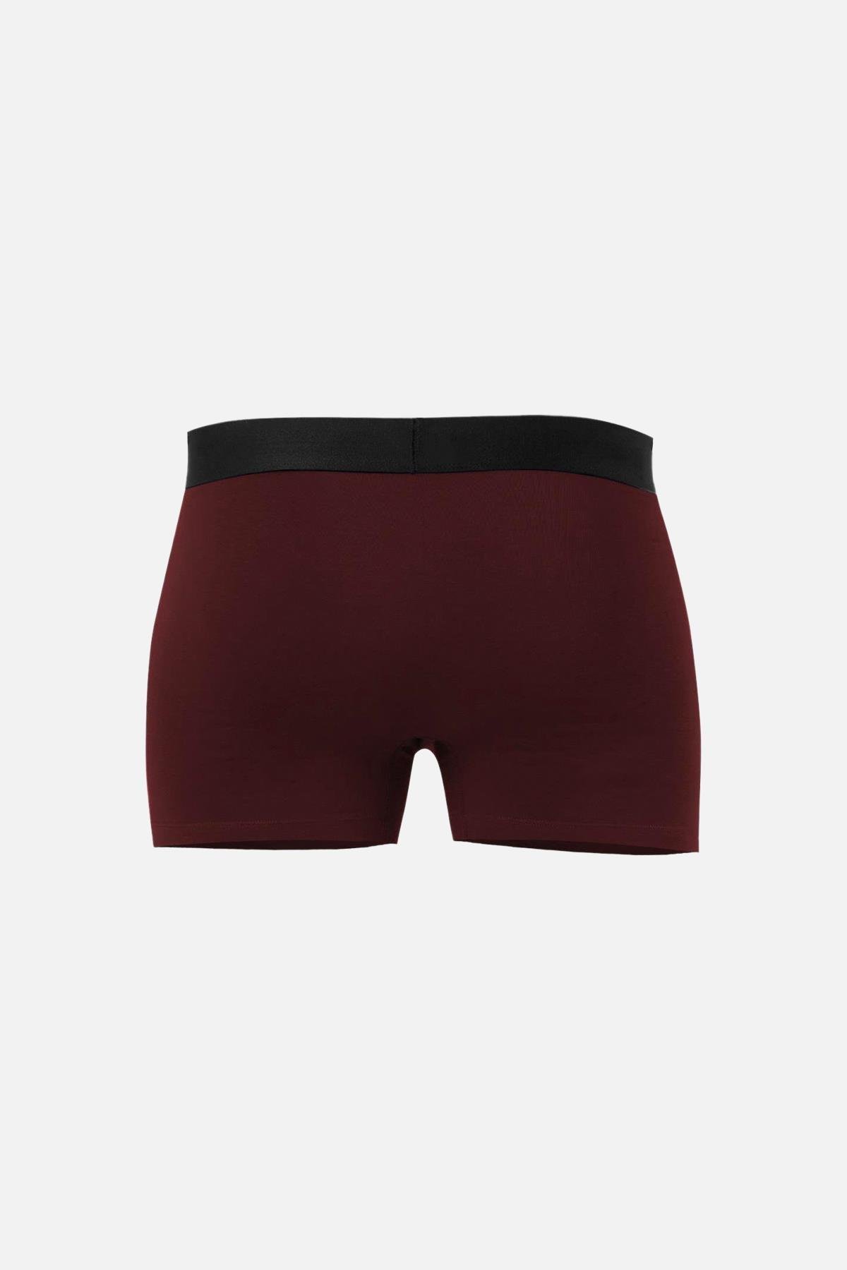 Mısırlı Erkek Modal Regular Fit Tekli Bordo Boxer M BXR RF B