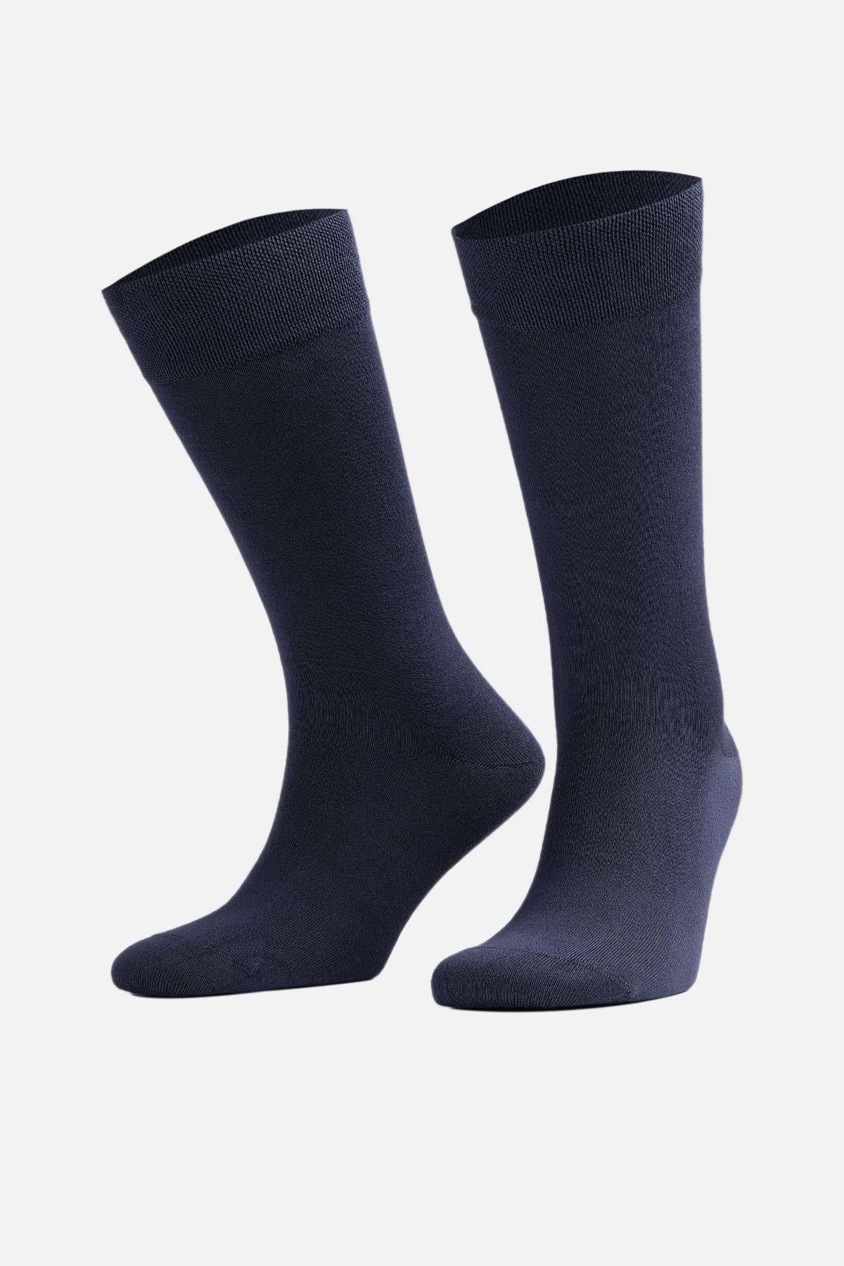Mısırlı Erkek Modal Tekli Jean Soket Çorap - M-61000-J