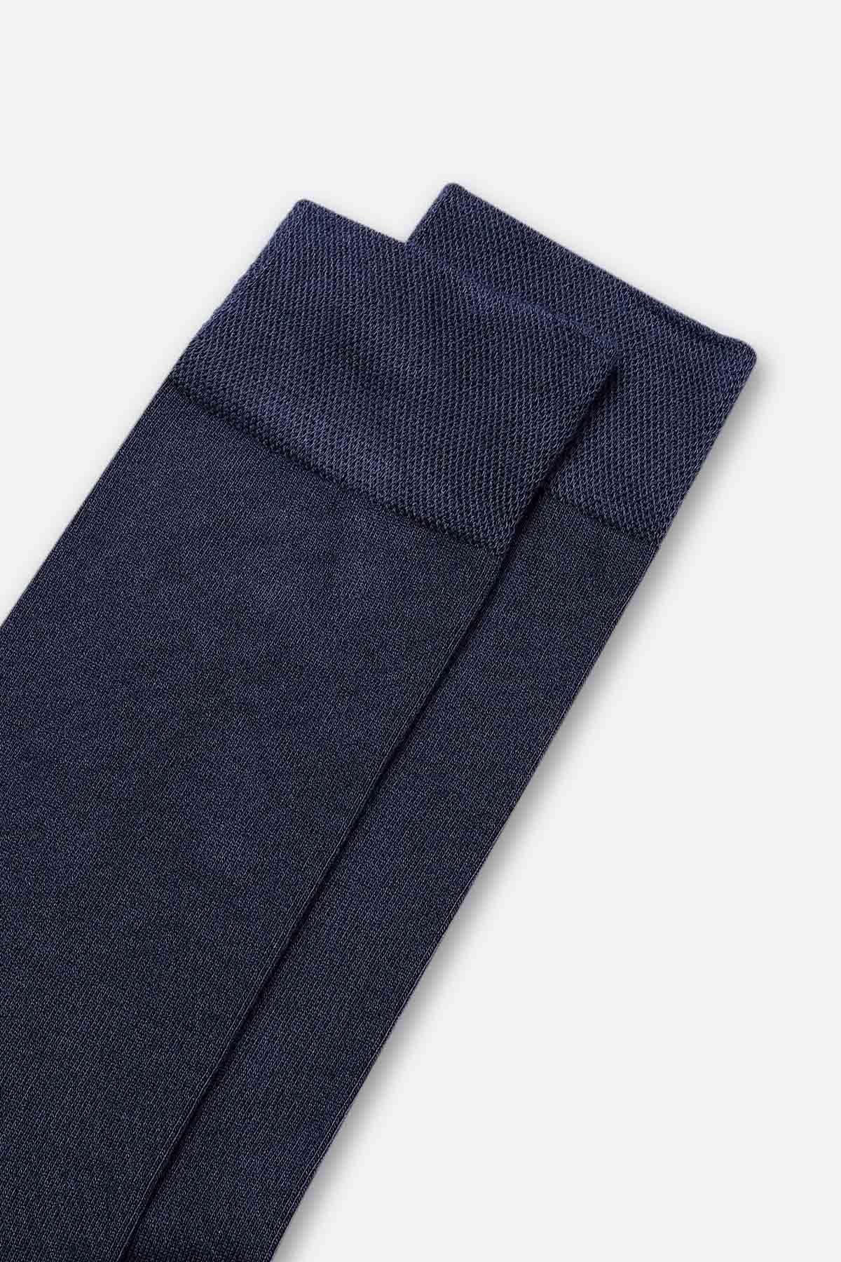 Mısırlı Erkek Modal Tekli Jean Soket Çorap   M 61000 J