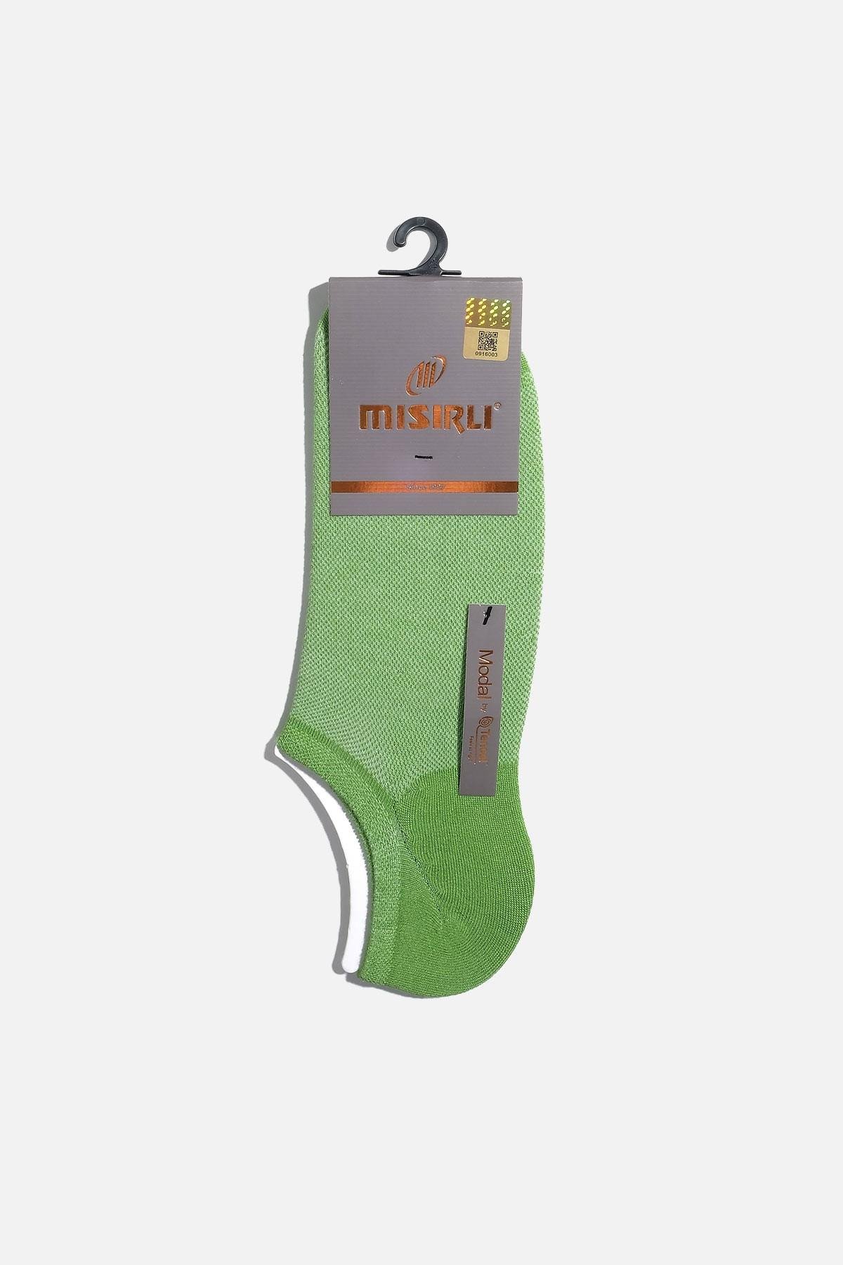 Mısırlı Erkek Modal Tekli Yeşil Yazlık No Show Çorap M 61350 Y