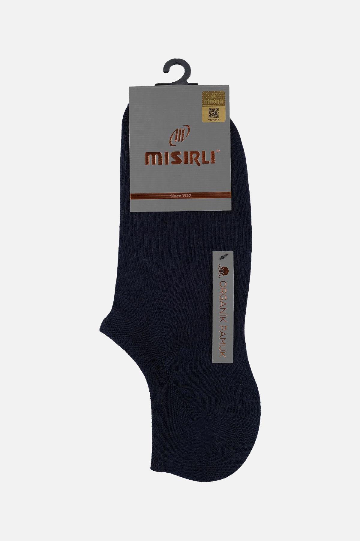 Mısırlı Erkek Organik Pamuklu Lacivert No Show Çorap M 60350 L