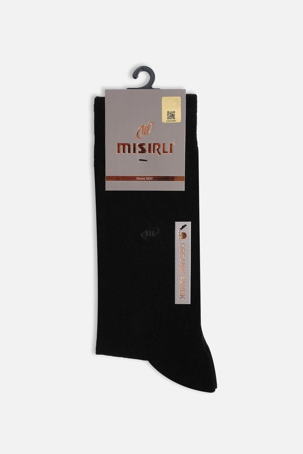 Mısırlı Erkek Organik Pamuklu Tekli Soket Çorap