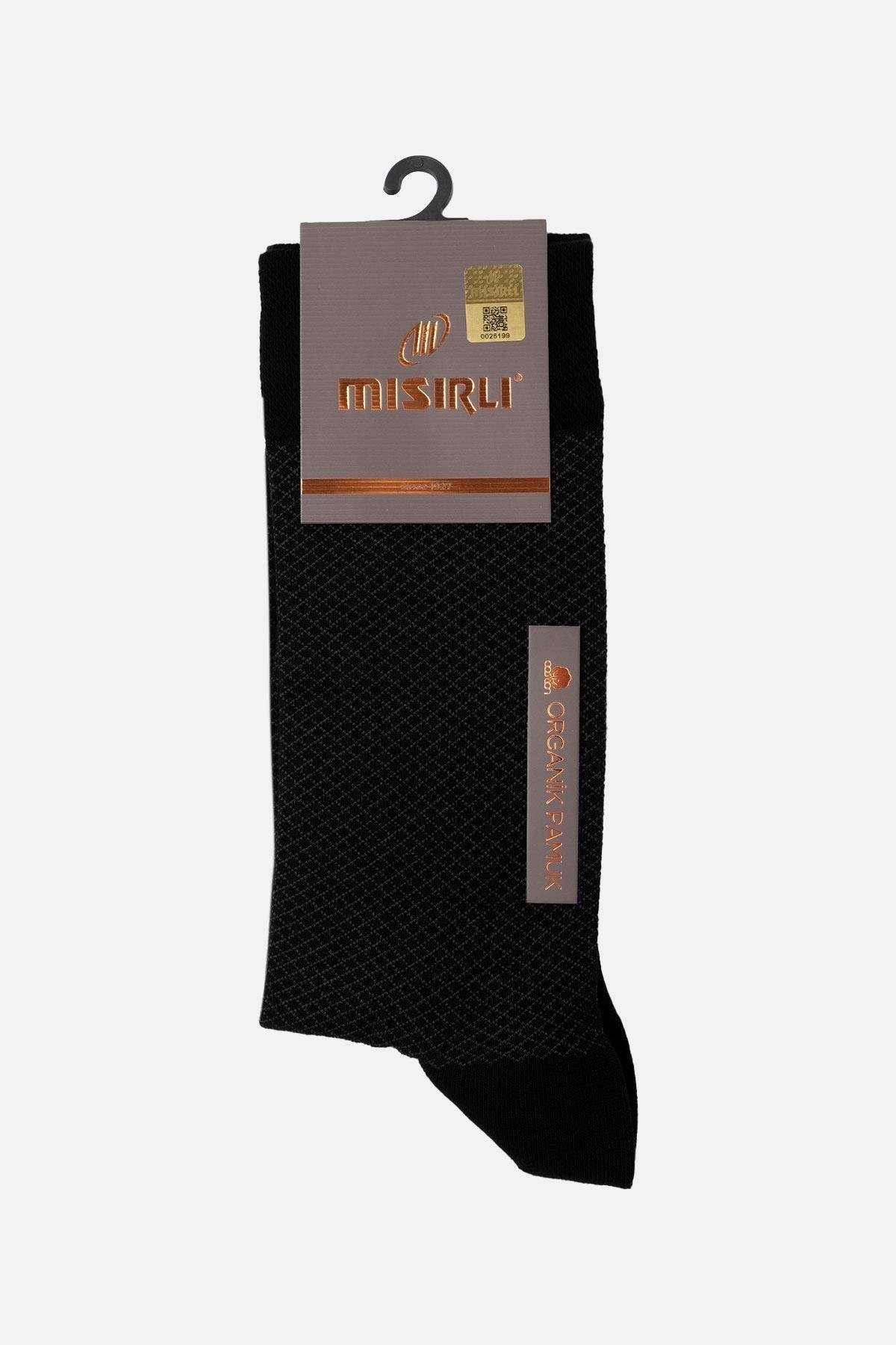 Mısırlı Erkek Organik Pamuklu Tekli Soket Çorap