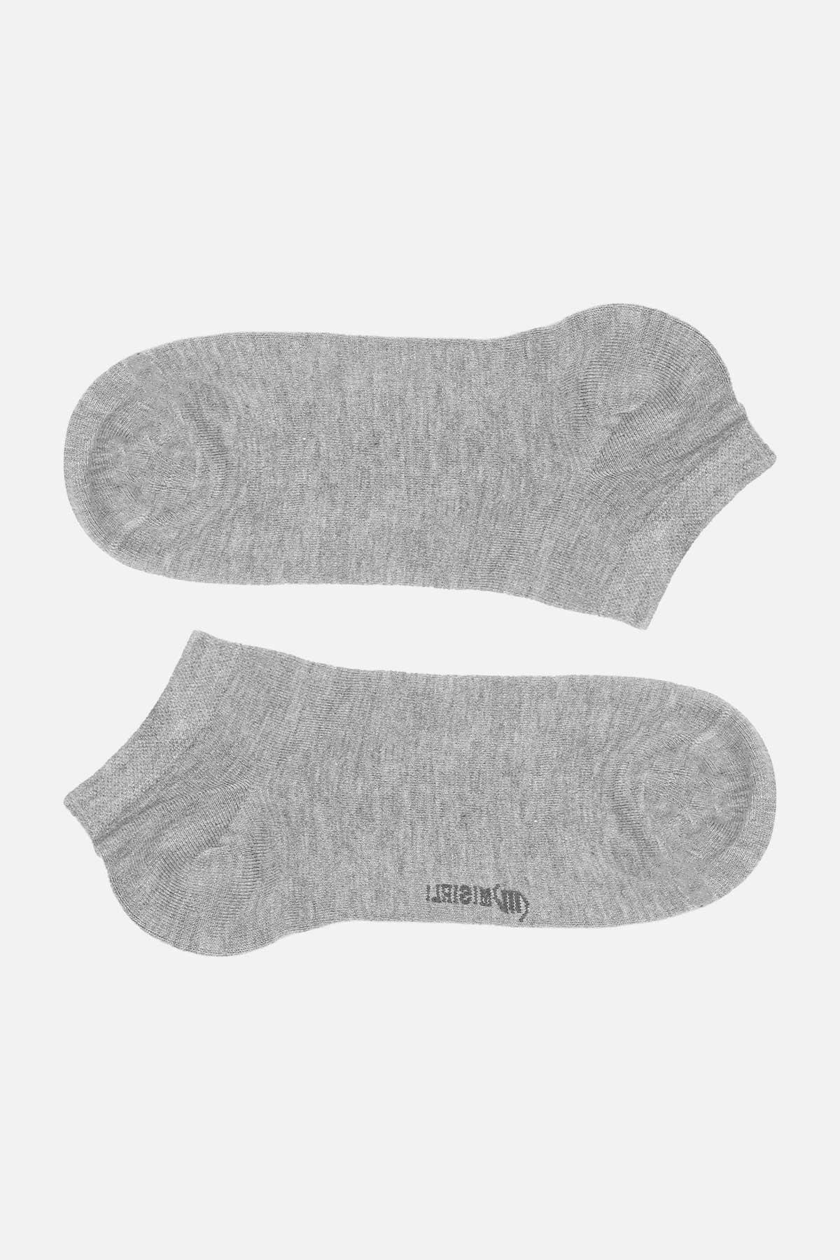 Mısırlı Kadın Bambu Tekli Gri Yazlık Patik Çorap M 72200 G