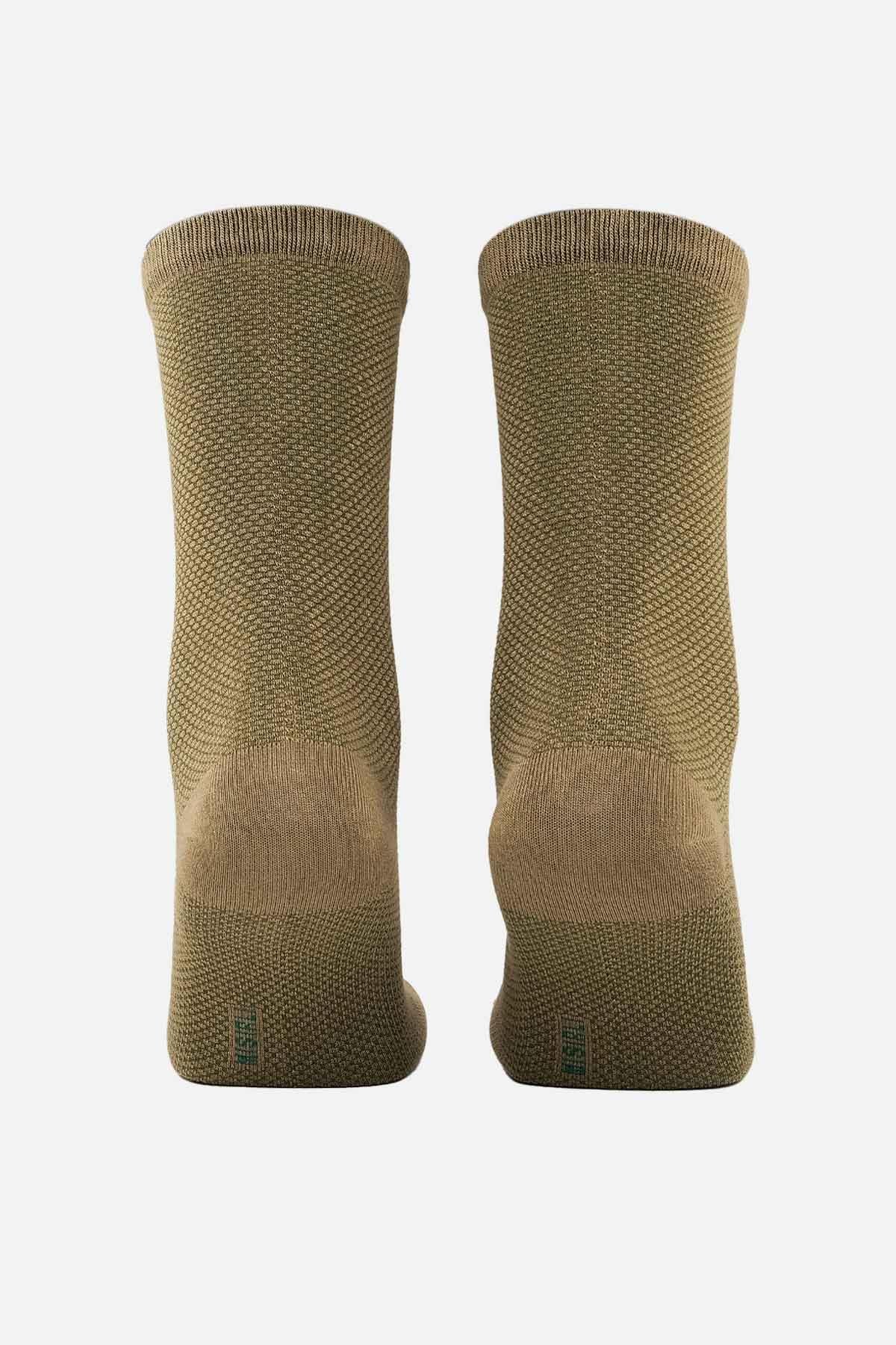 Mısırlı Kadın Bambu Tekli Haki Soket Çorap M 72000 H