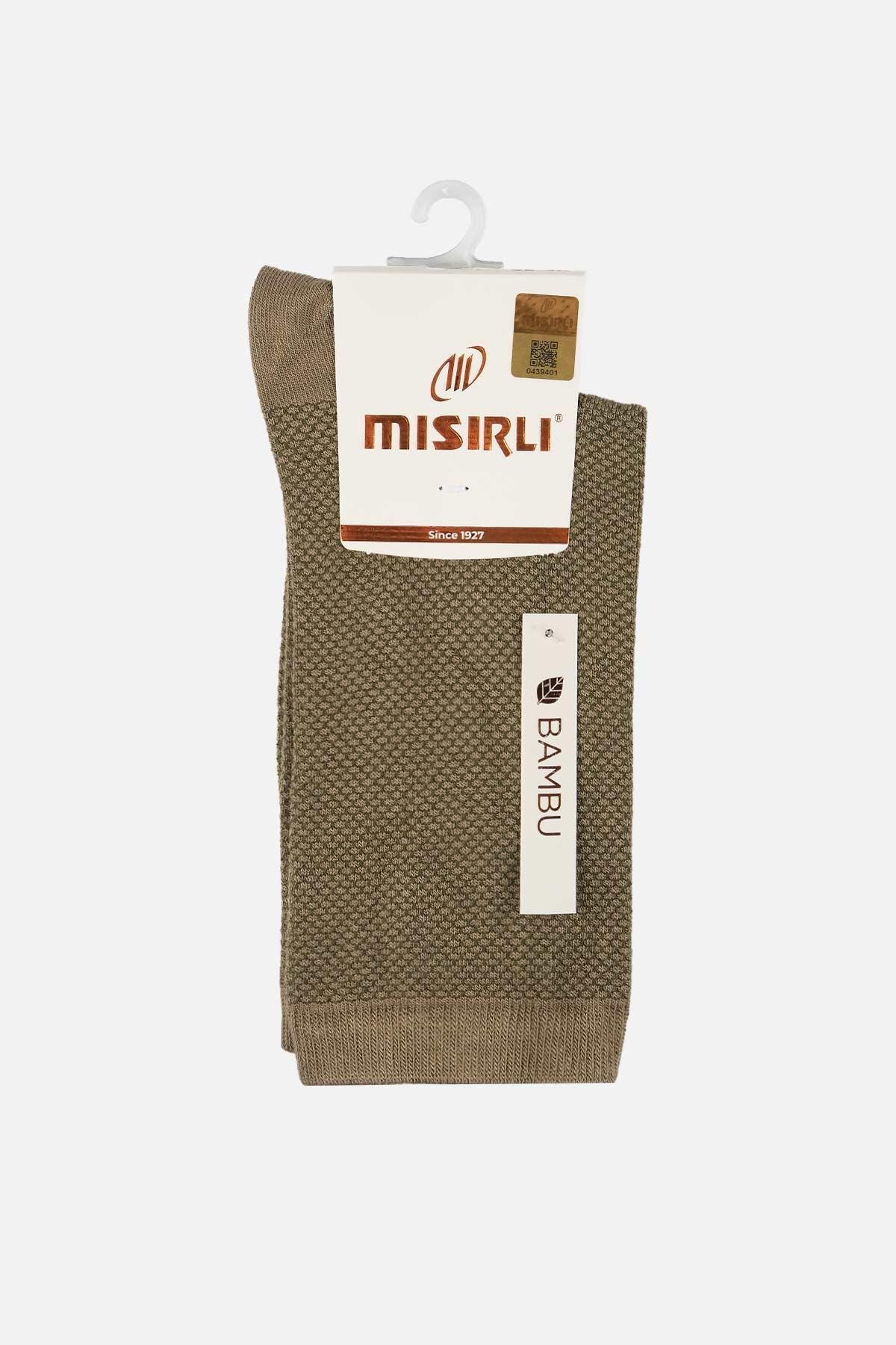 Mısırlı Kadın Bambu Tekli Haki Soket Çorap M 72000 H