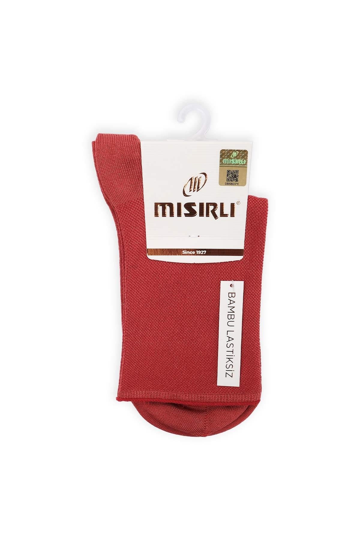 Mısırlı Kadın Bambu Tekli Kiremit DiCare Lastiksiz Soket Çorap M 76400 K