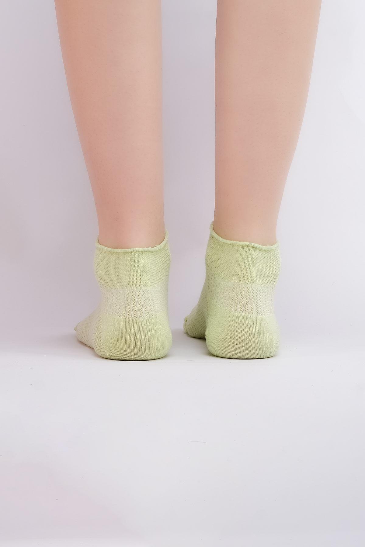 Mısırlı Kadın Bambu Tekli Mint Yeşili Yazlık Sneaker (Patik) Çorap M 72201 M