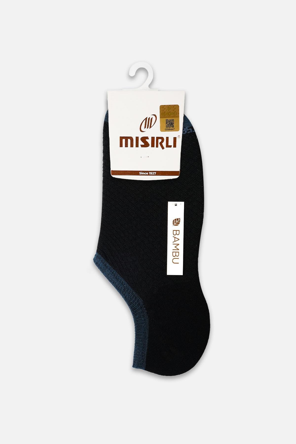 Mısırlı Kadın Bambu Tekli Siyah Yazlık Babet Çorap M 72352 S