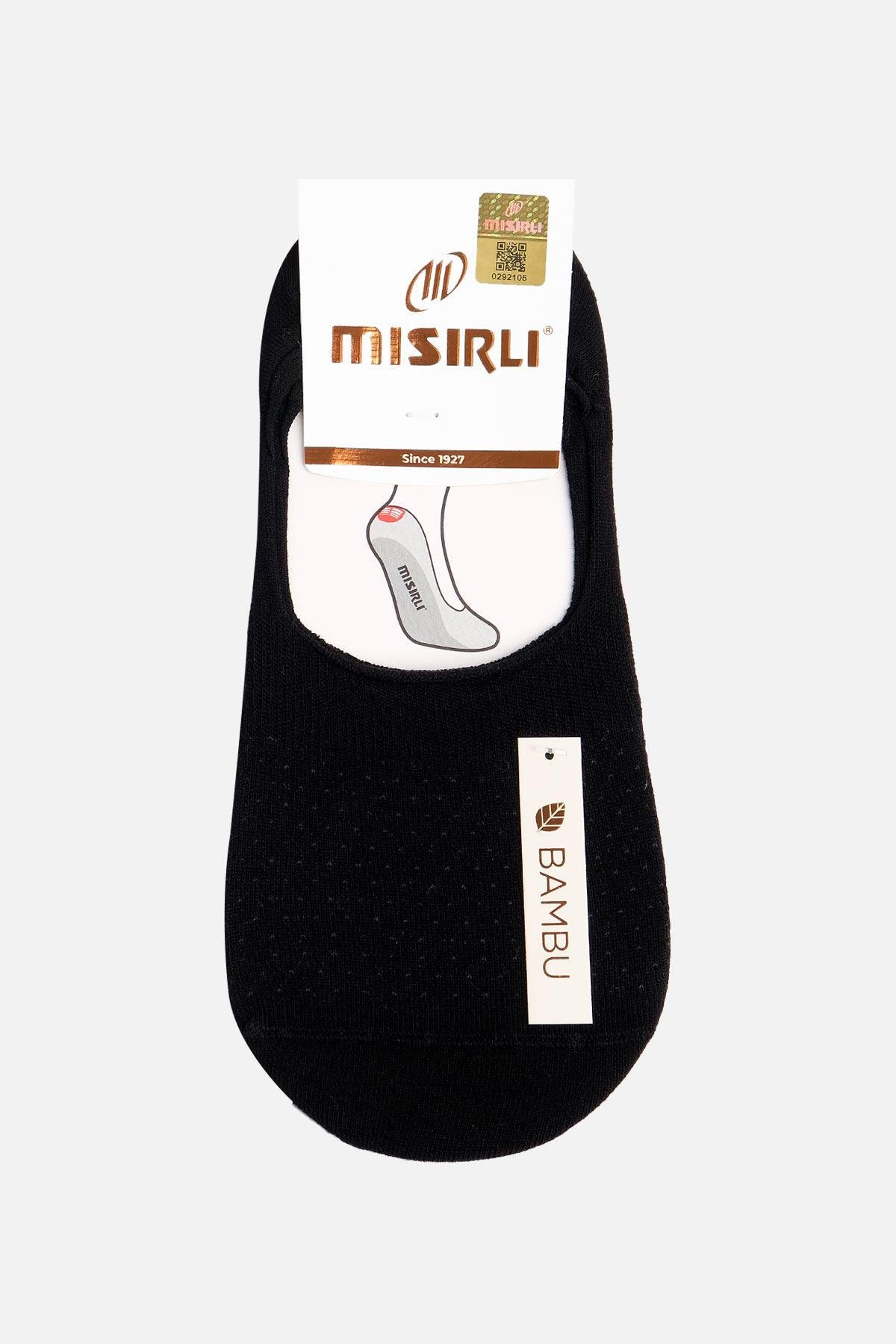 Mısırlı Kadın Bambu Tekli Siyah Yazlık Babet Çorap M 72301 S