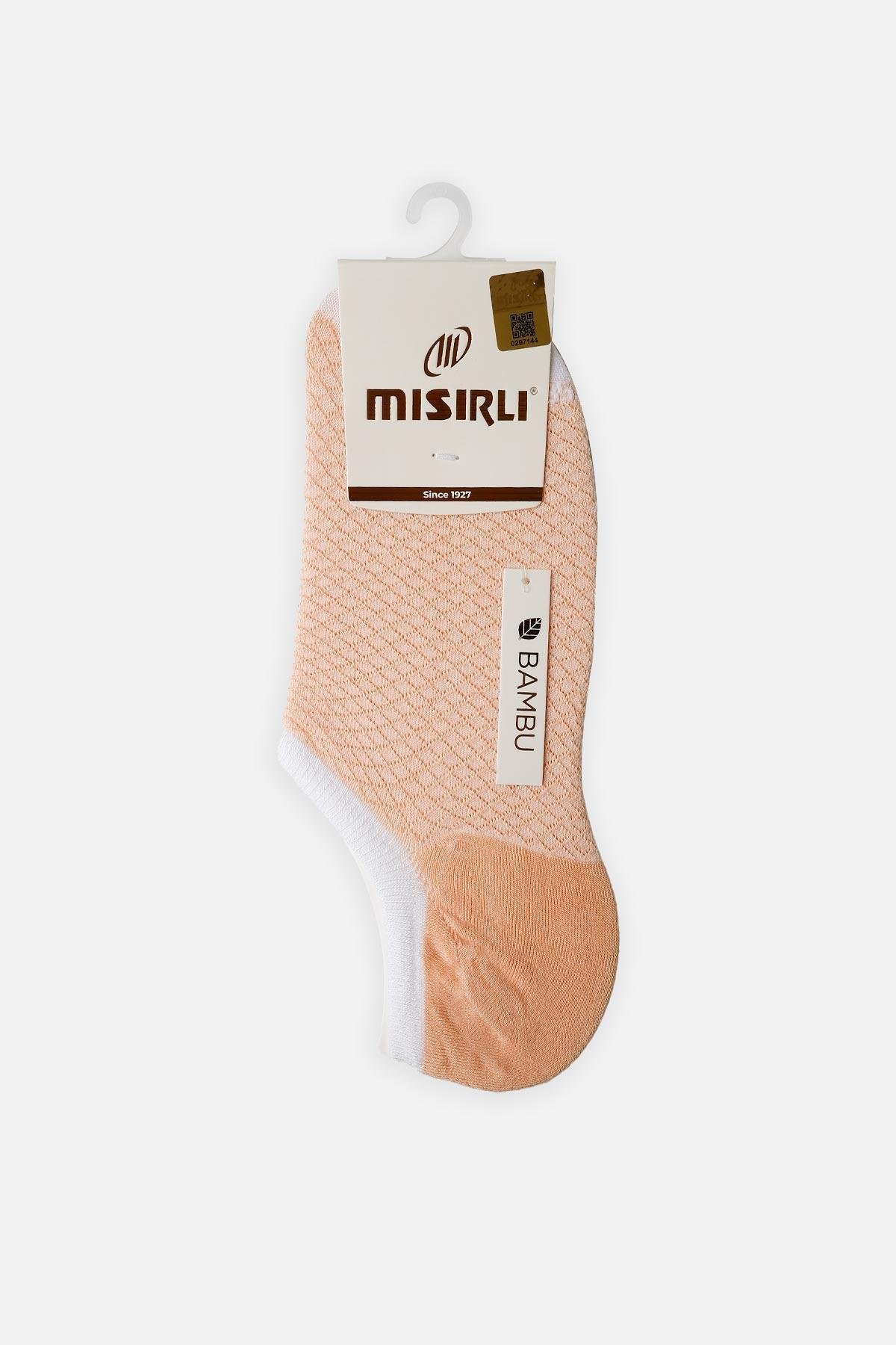 Mısırlı Kadın Bambu Tekli Somon Yazlık Babet Çorap M 72352 SM