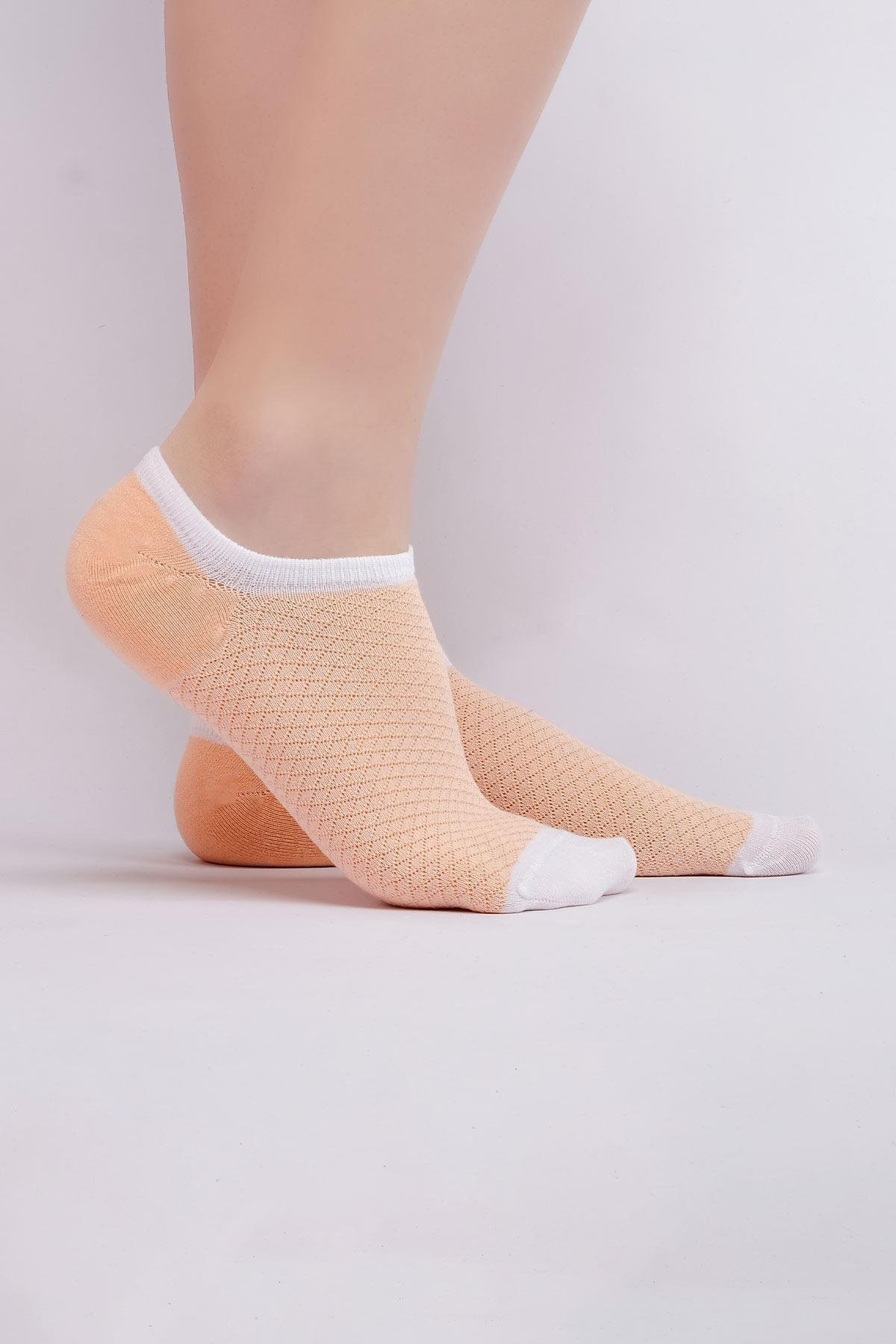 Mısırlı Kadın Bambu Tekli Somon Yazlık Babet Çorap M 72352 SM