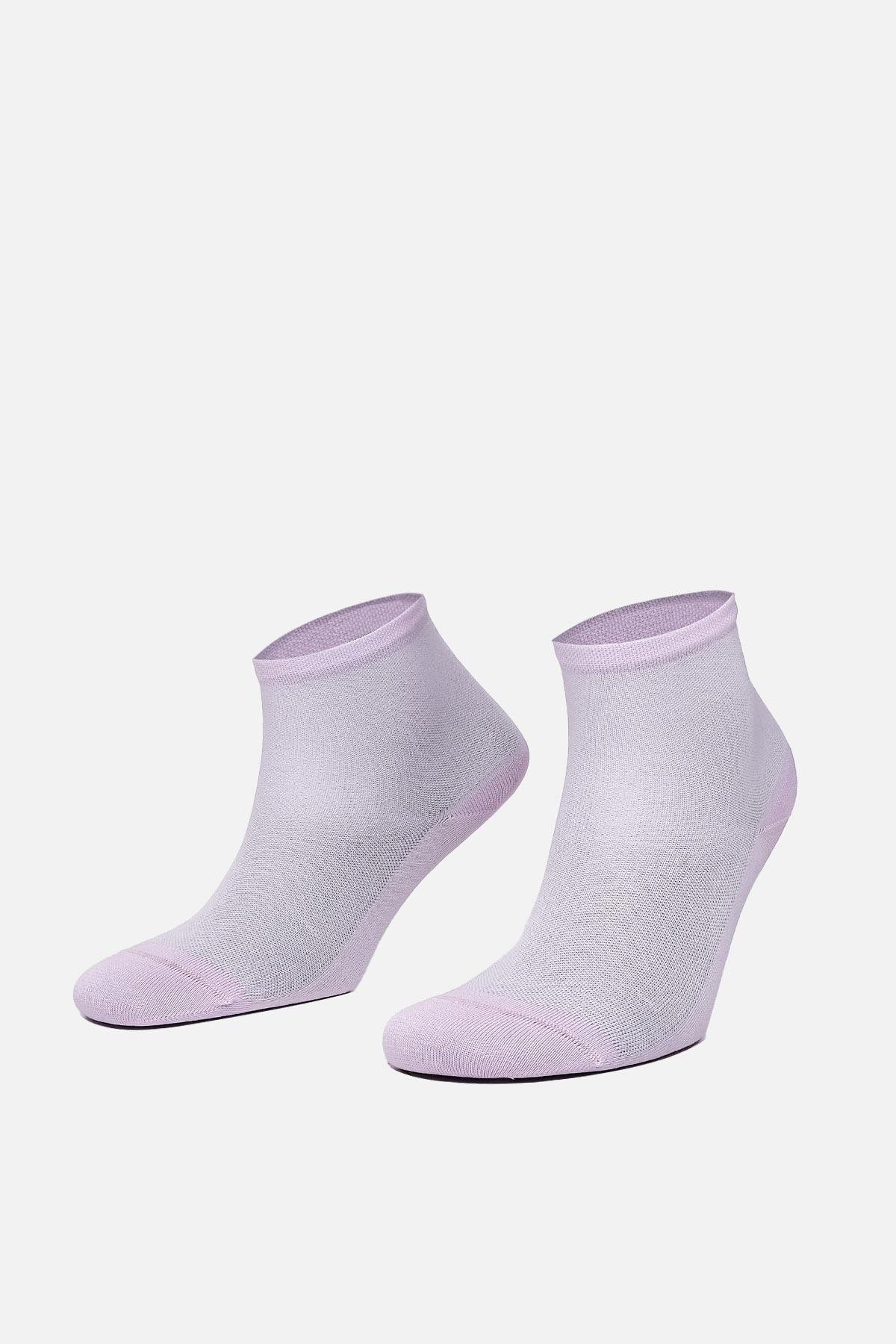 Mısırlı Kadın Merserize Tekli Pembe Soket Çorap M 77000 P