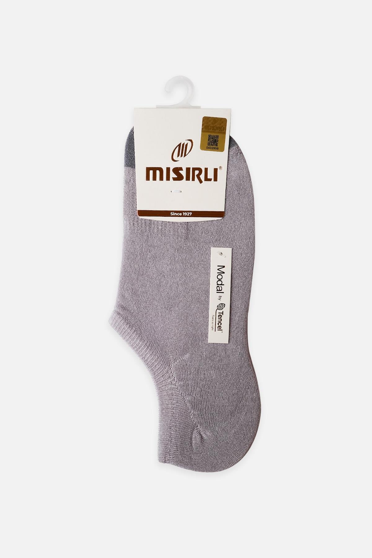 Mısırlı Kadın Modal Tekli Gri Yazlık No Show Çorap M 71351 G