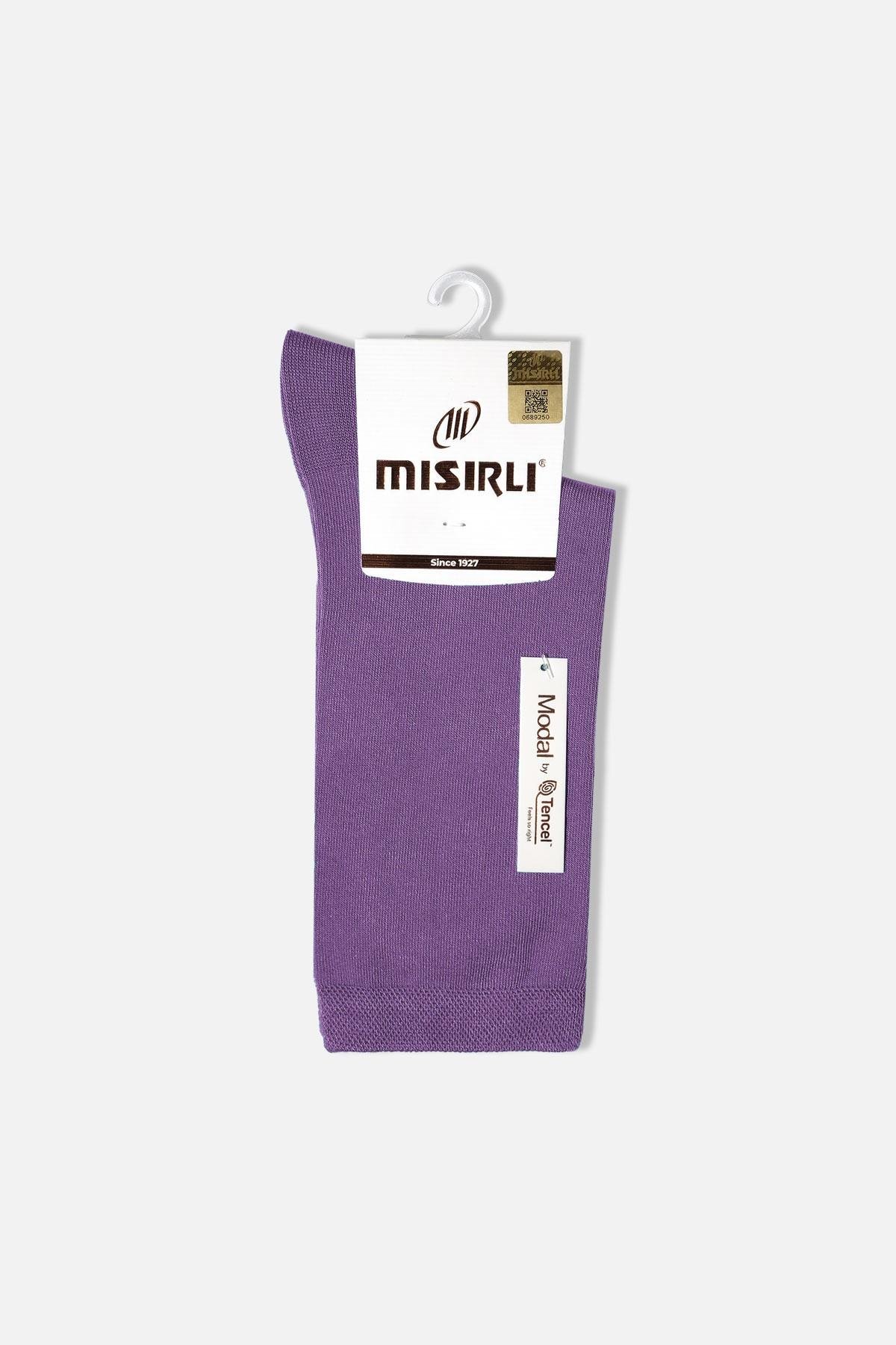 Mısırlı Kadın Modal Tekli Mor Soket Çorap M 71003 MR