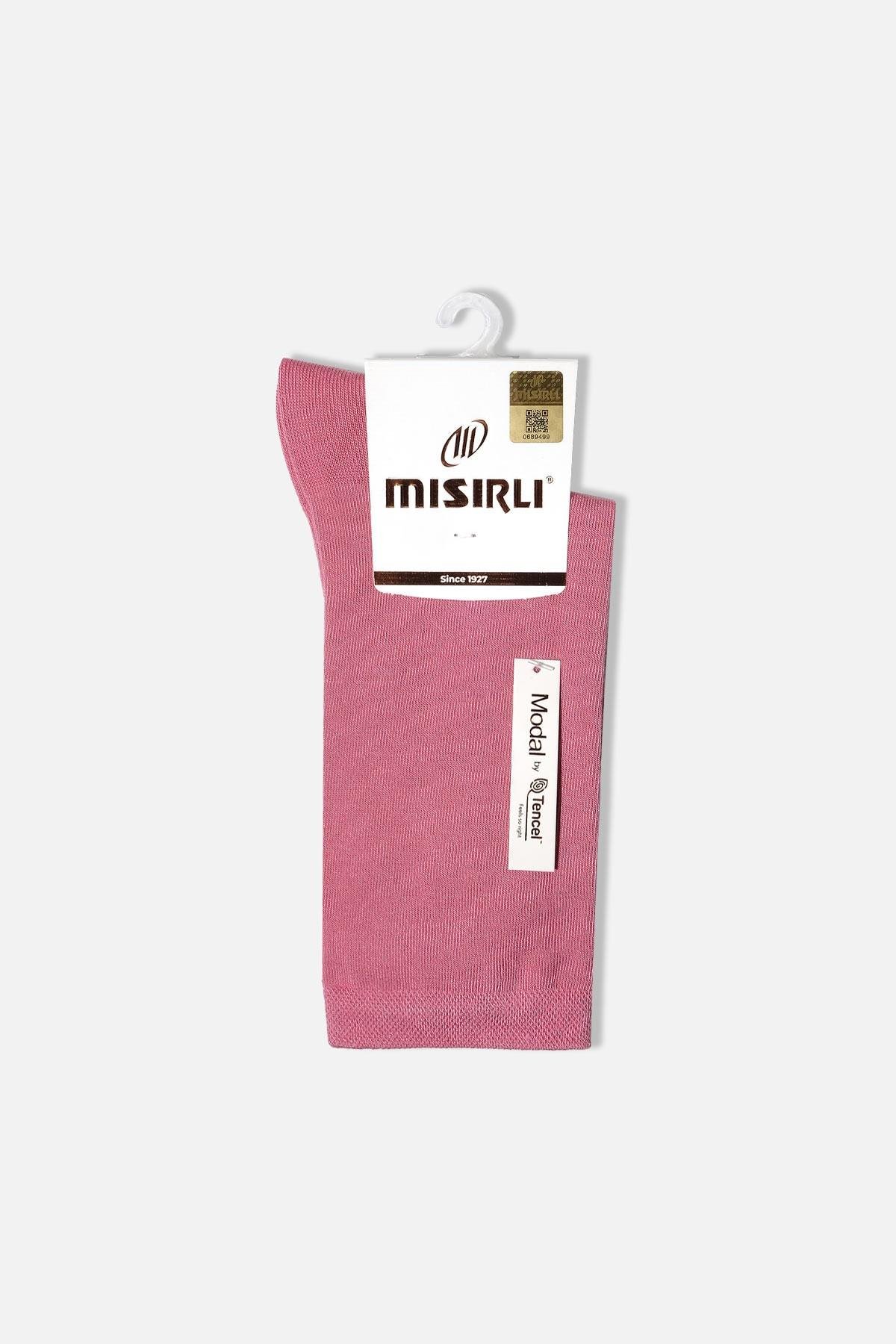 Mısırlı Kadın Modal Tekli Pembe Soket Çorap M 71003 P