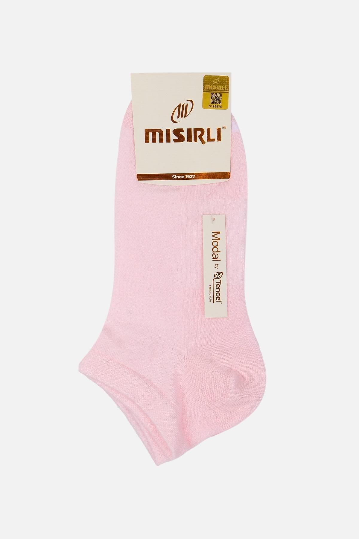 Mısırlı Kadın Modal Tekli Pembe Patik Çorap - M-71201-P