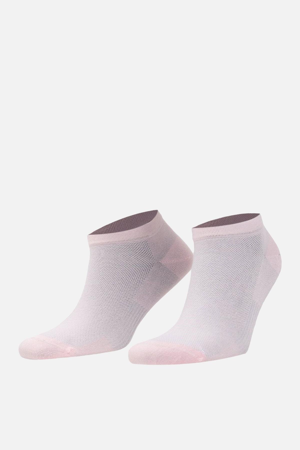 Mısırlı Kadın Modal Tekli Pembe Patik Çorap - M-71201-P