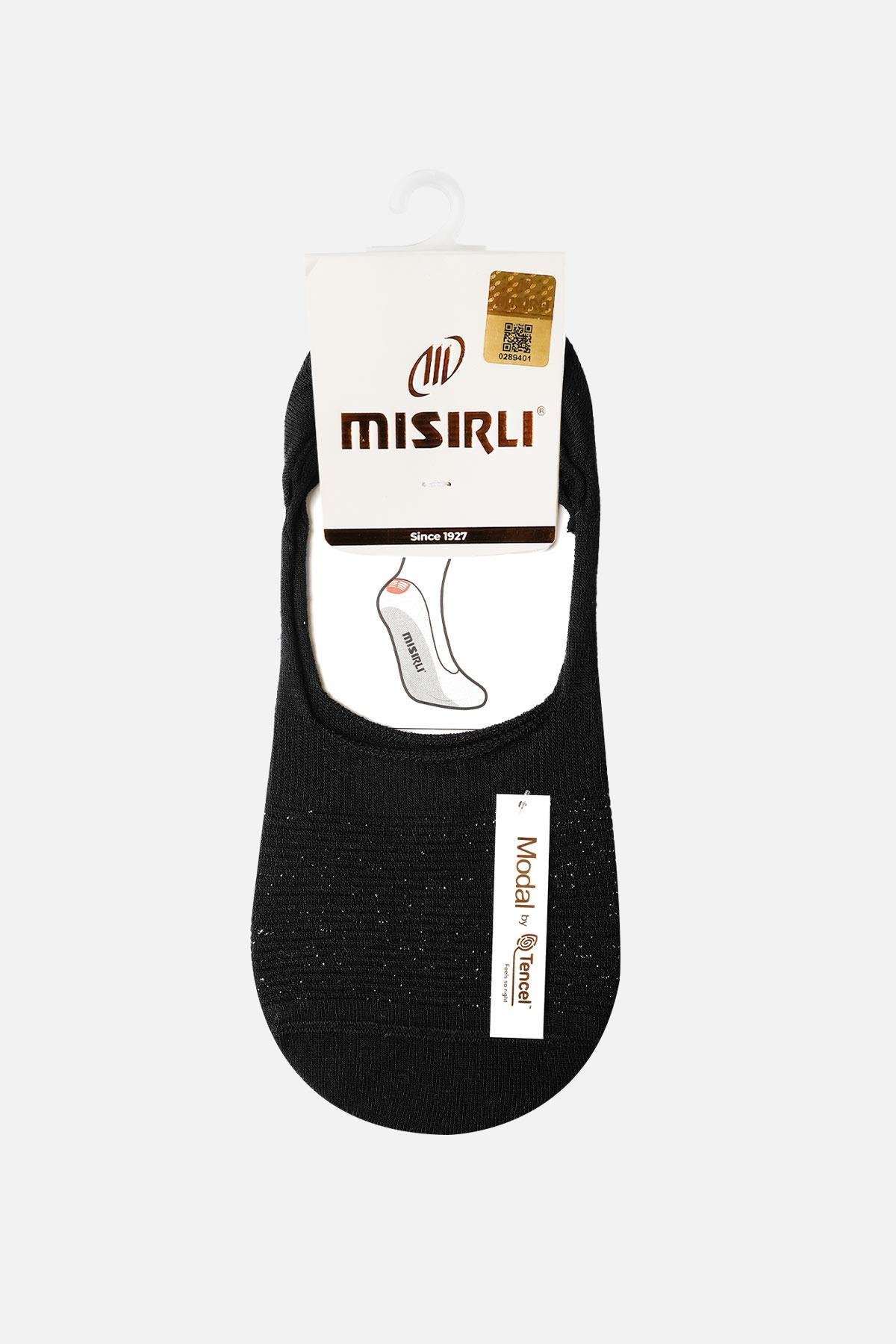 Mısırlı Kadın Modal Tekli Siyah Yazlık Babet Çorap M 71301 S