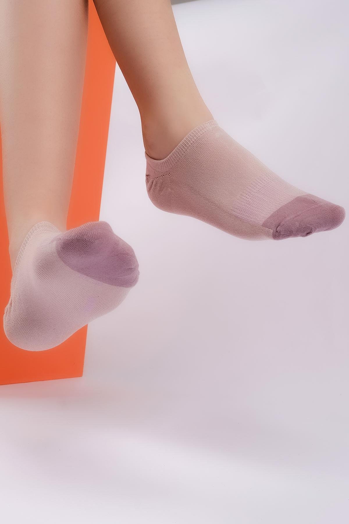 Mısırlı Kadın Modal Tekli Violet Yazlık No Show Çorap M 71351 GK