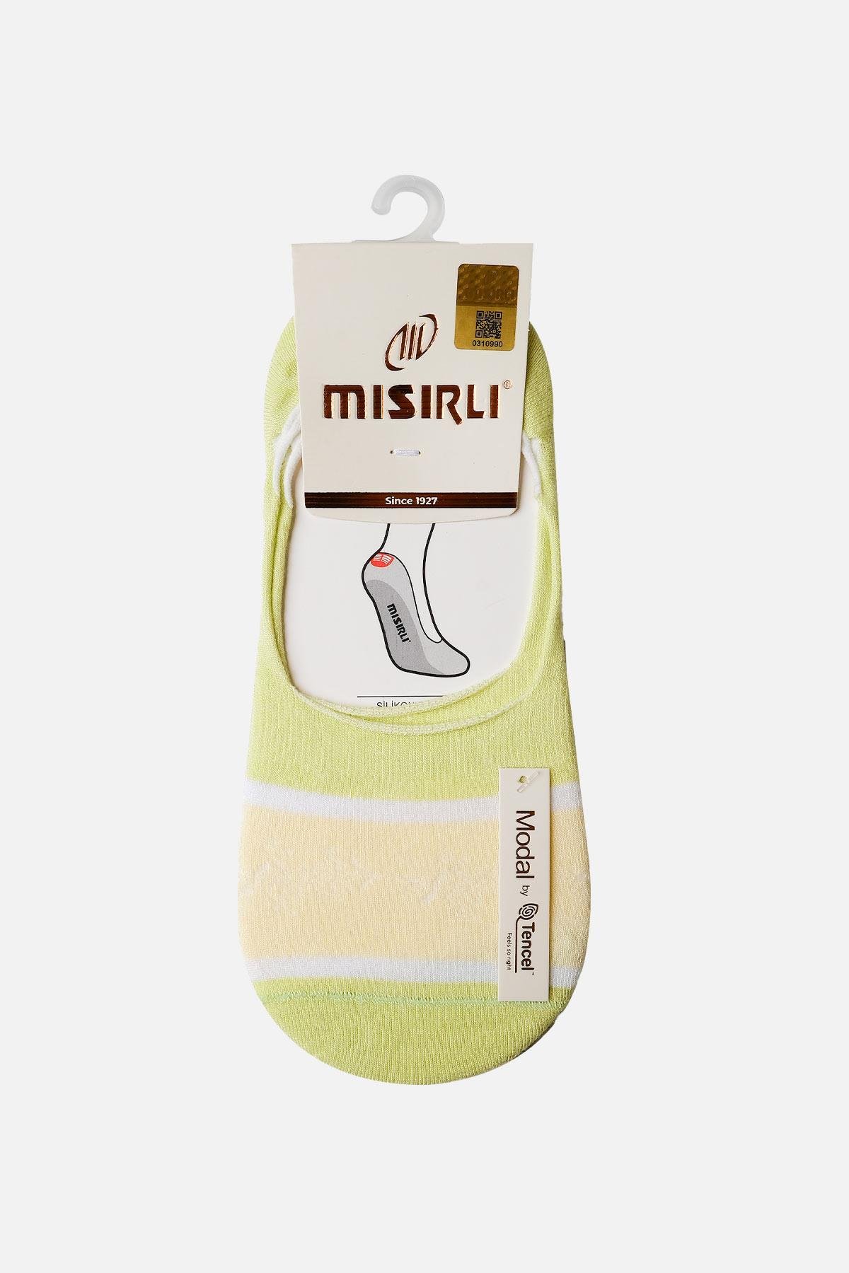Mısırlı Kadın Modal Tekli Yeşil Yazlık Babet Çorap M 71302 Y