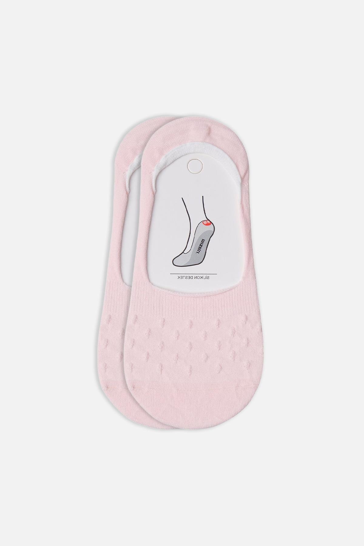 Mısırlı Kadın Pamuklu Tekli Pembe Yazlık Babet Çorap