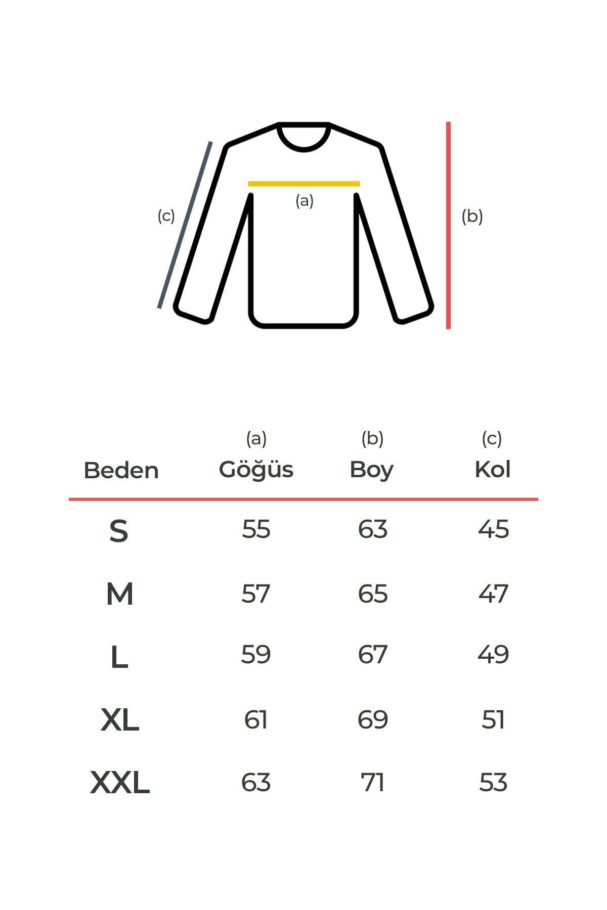 Mısırlı Kadın Üç İplik Oversize Bisiklet Yaka Tobacco Sweatshirt