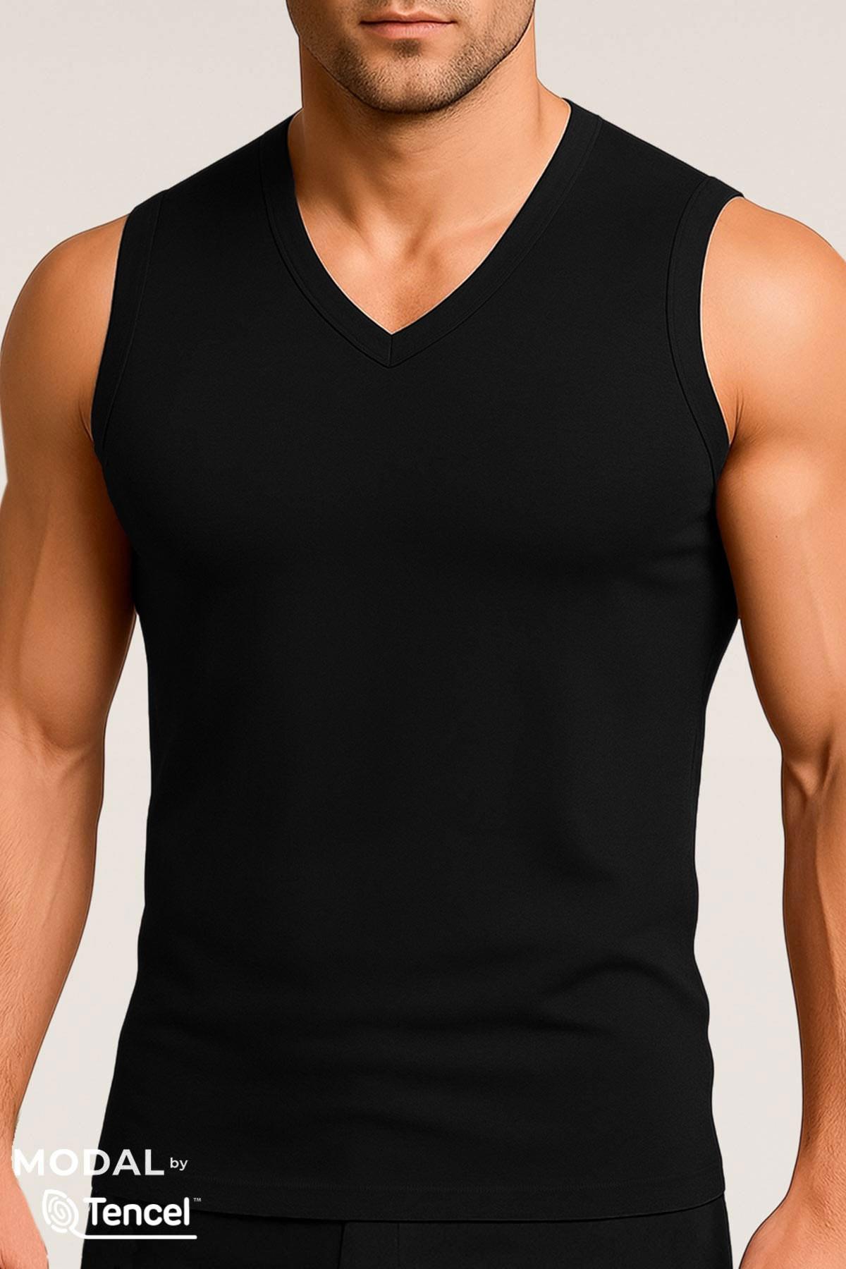 Mısırlı Modal by TENCEL HERCULES V Yaka Sporcu Atlet