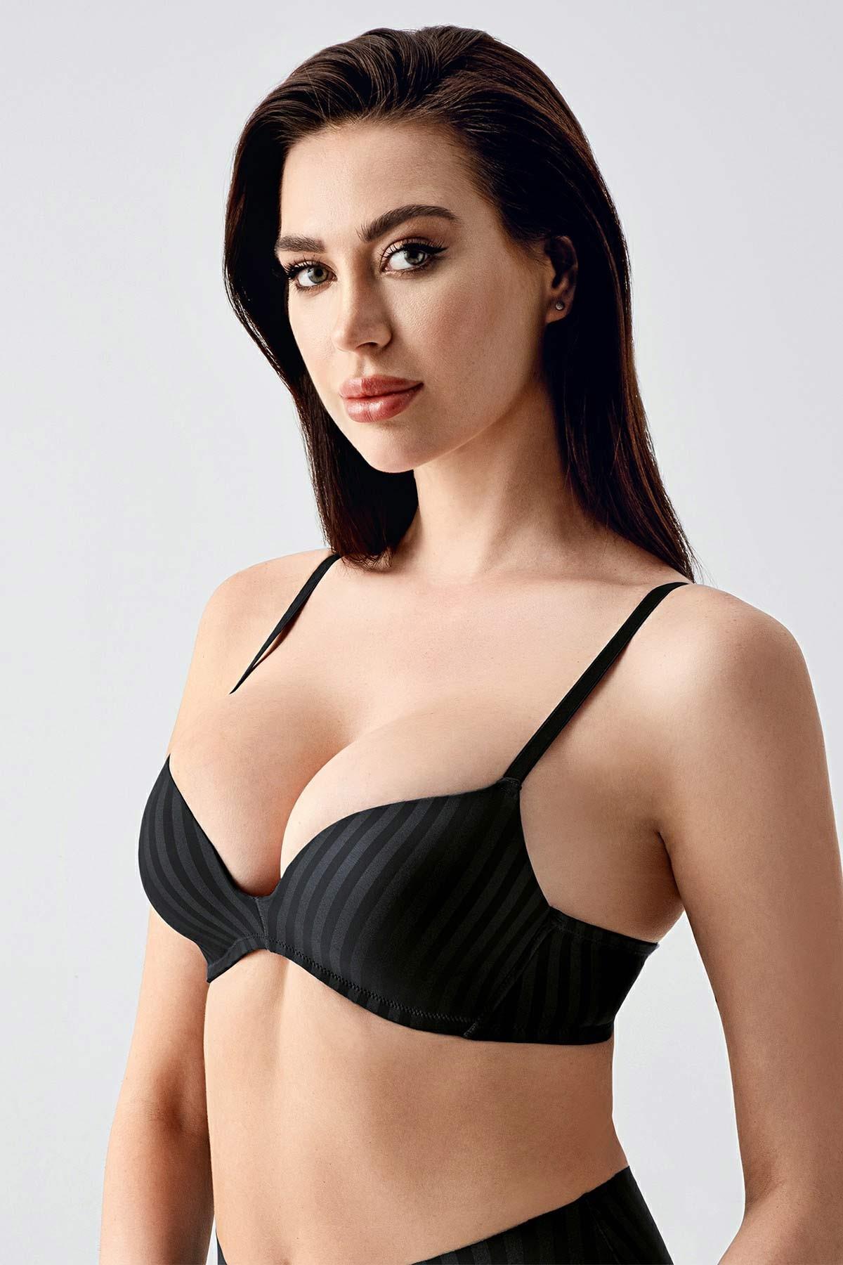 Mısırlı New Bra Desteksiz Desenli Sütyen