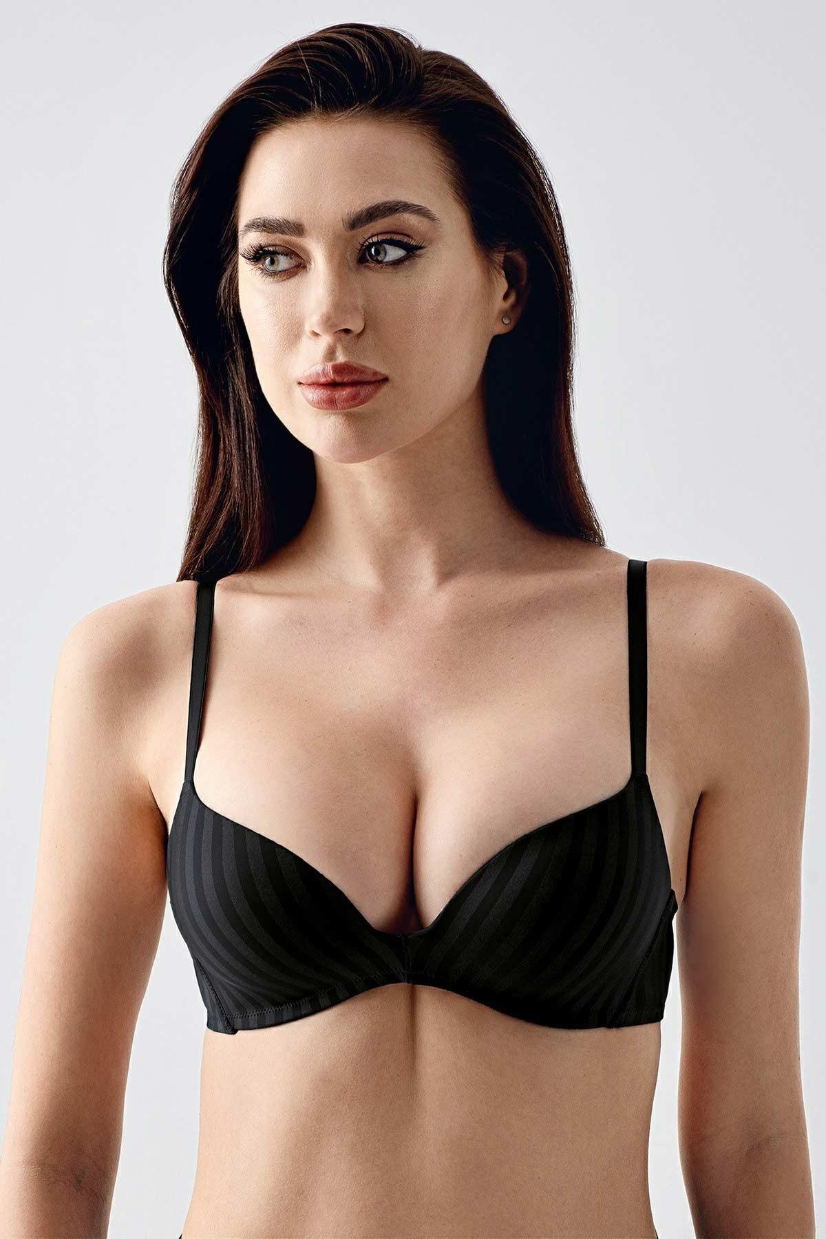 Mısırlı New Bra Desteksiz Desenli Sütyen