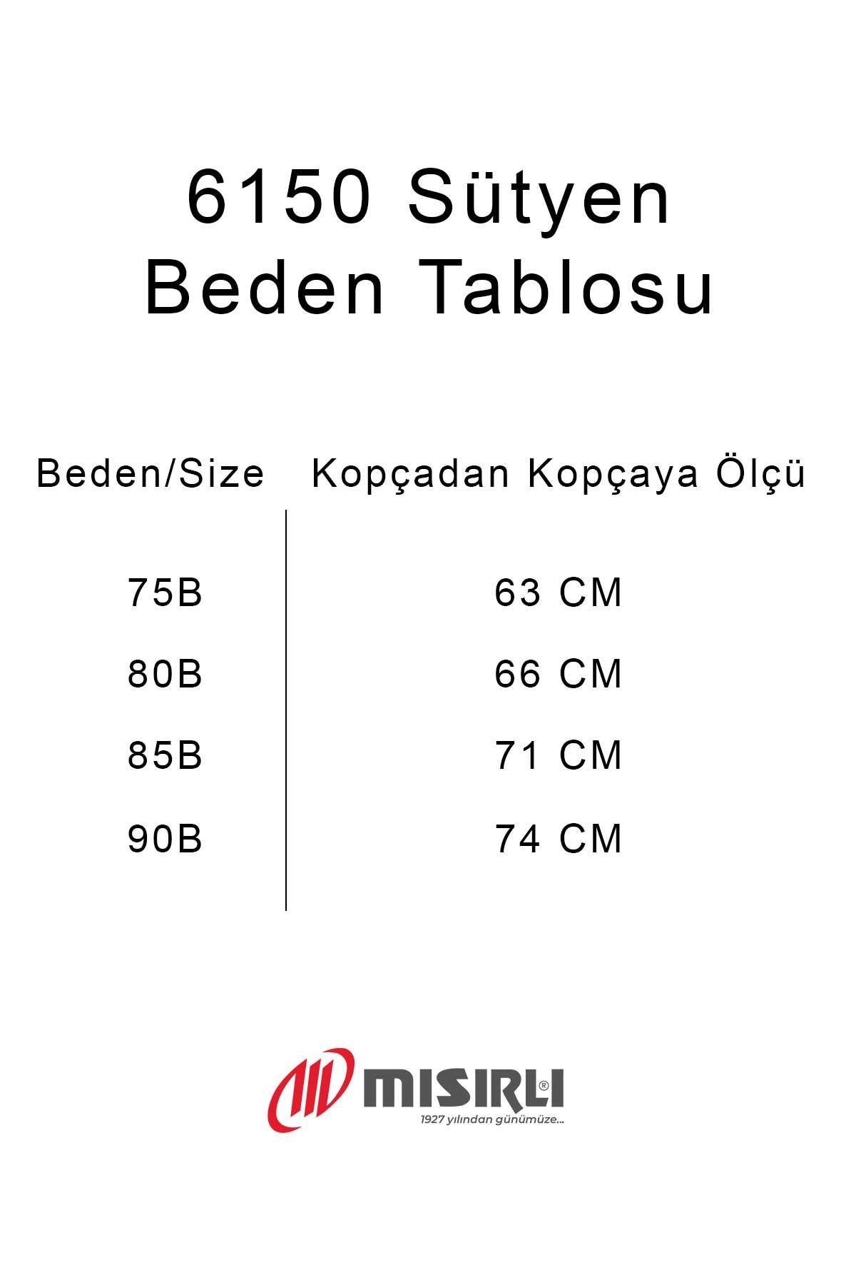 Mısırlı New Bra Desteksiz Lazer Kesim Siyah Sütyen - 6050