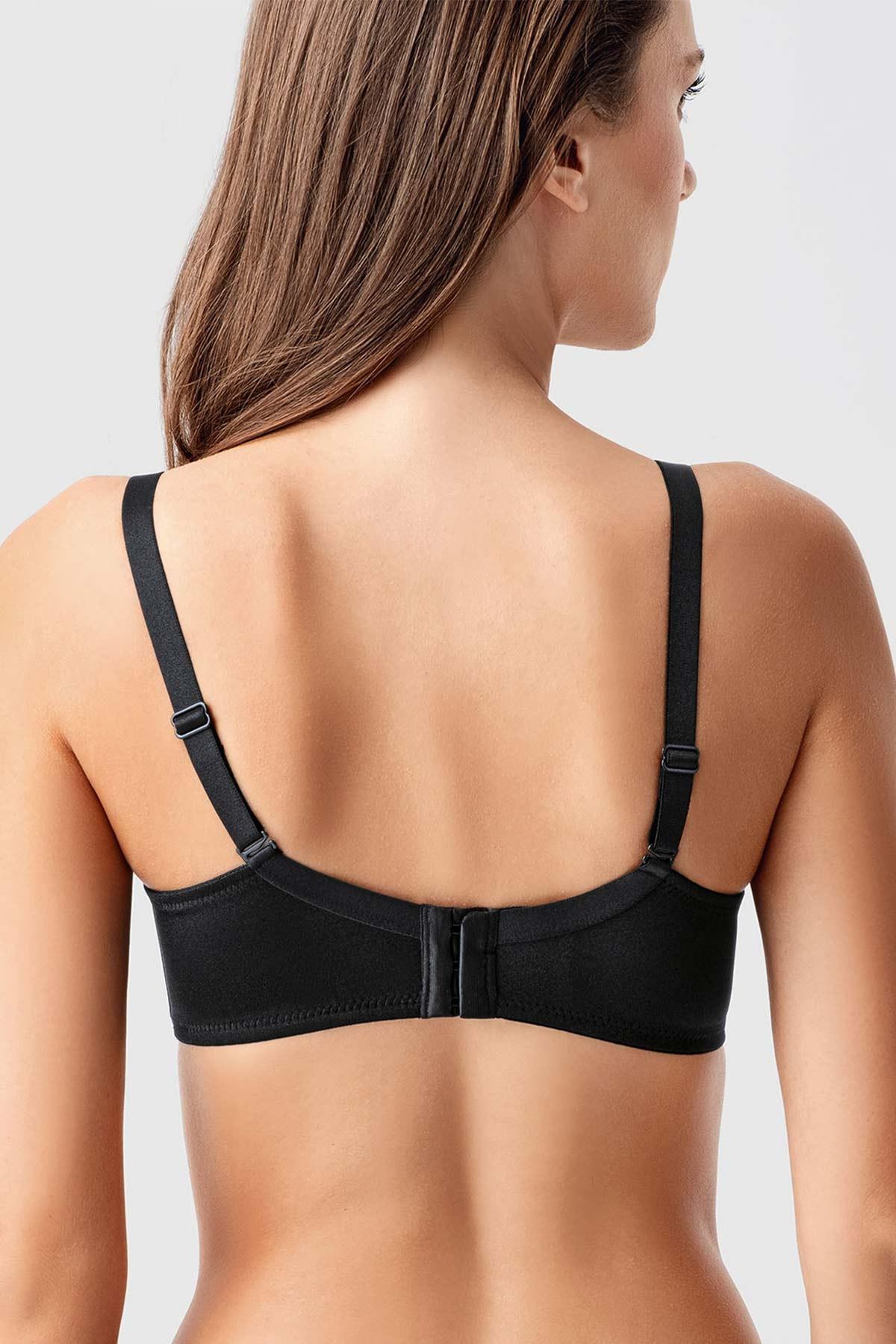 Mısırlı New Bra Desteksiz ve Balenli Siyah Sütyen - 357900