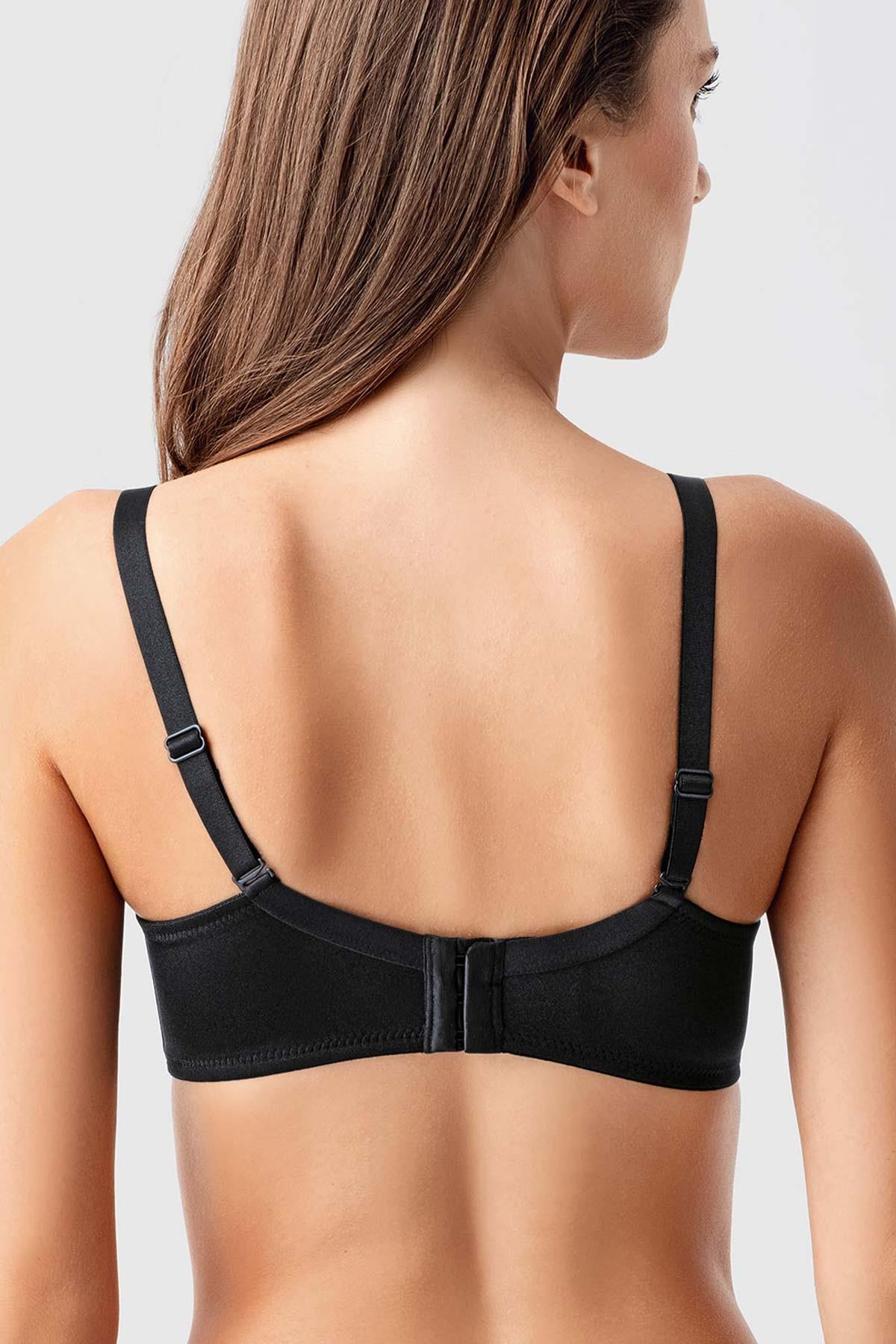 Mısırlı New Bra Desteksiz ve Balenli Siyah Sütyen - 347900