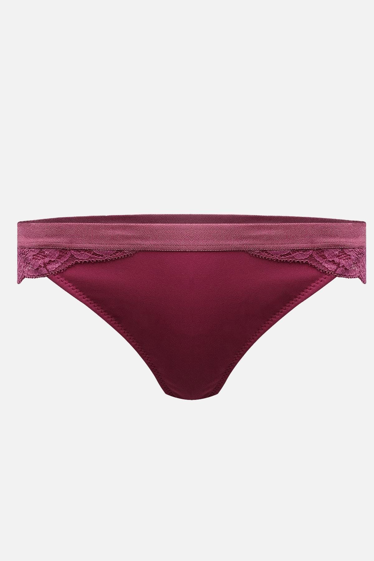 Mısırlı New Panty Likralı Dantelli Gül Kurusu String Külot - 9028