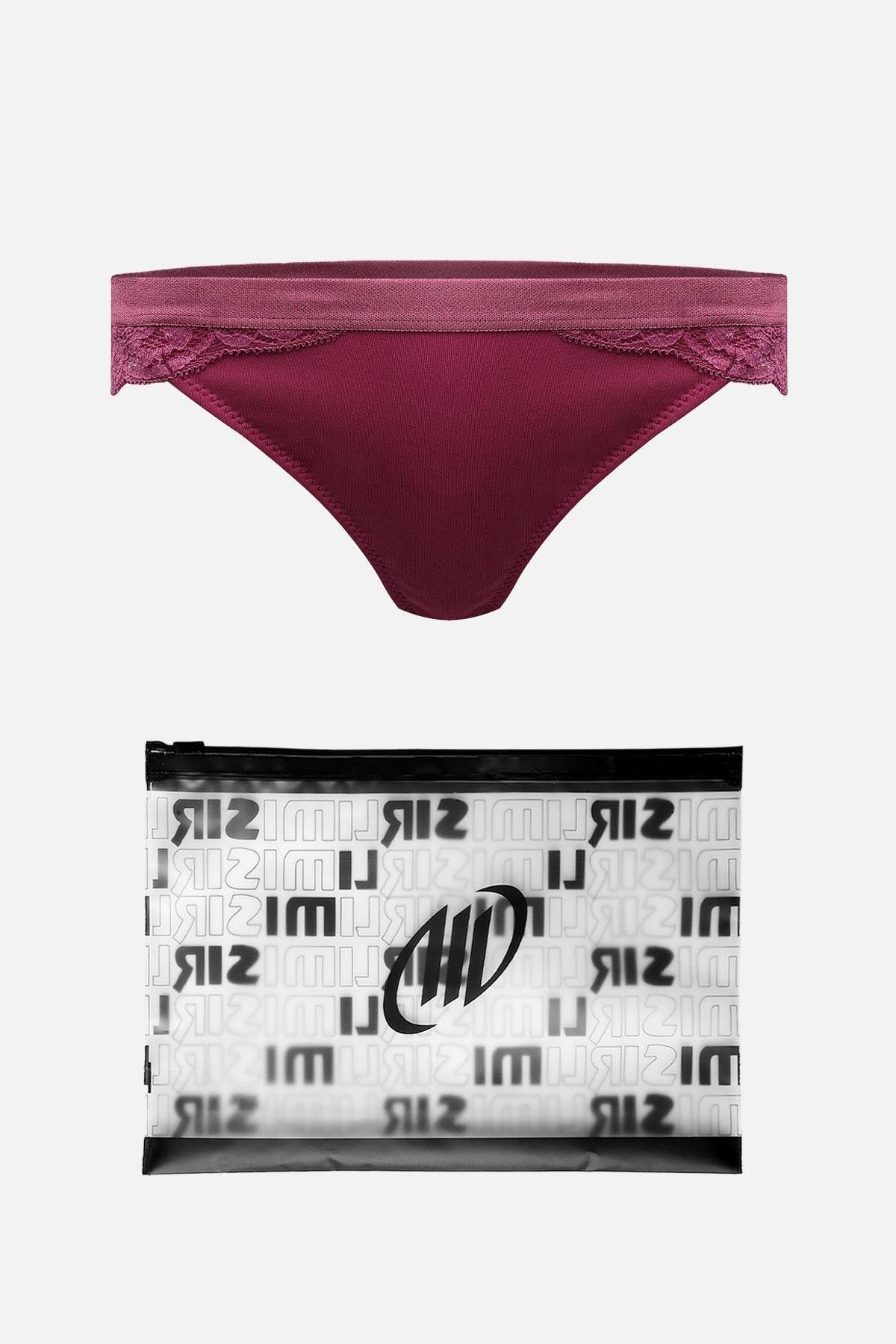 Mısırlı New Panty Likralı Dantelli Gül Kurusu String Külot - 9028