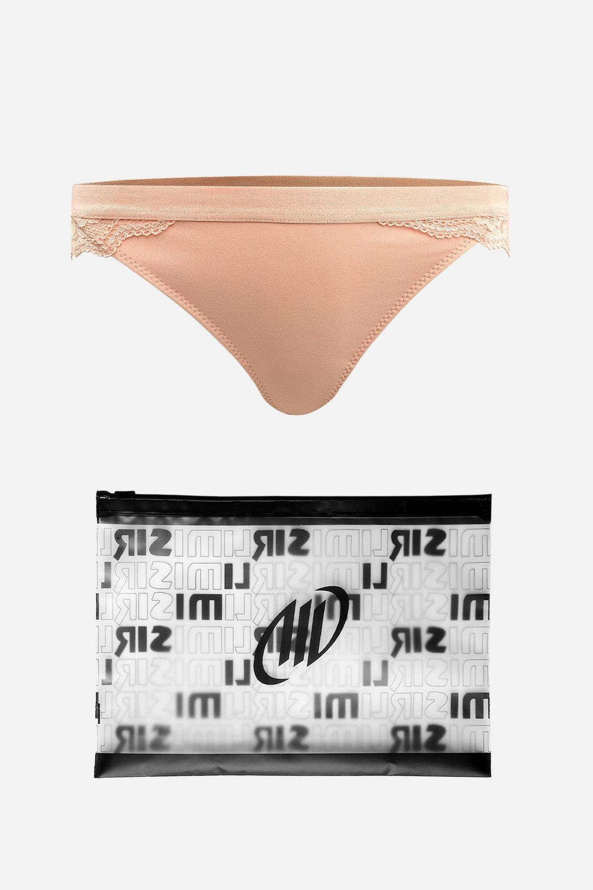 Mısırlı New Panty Likralı Dantelli Kavun İçi String Külot - 9036