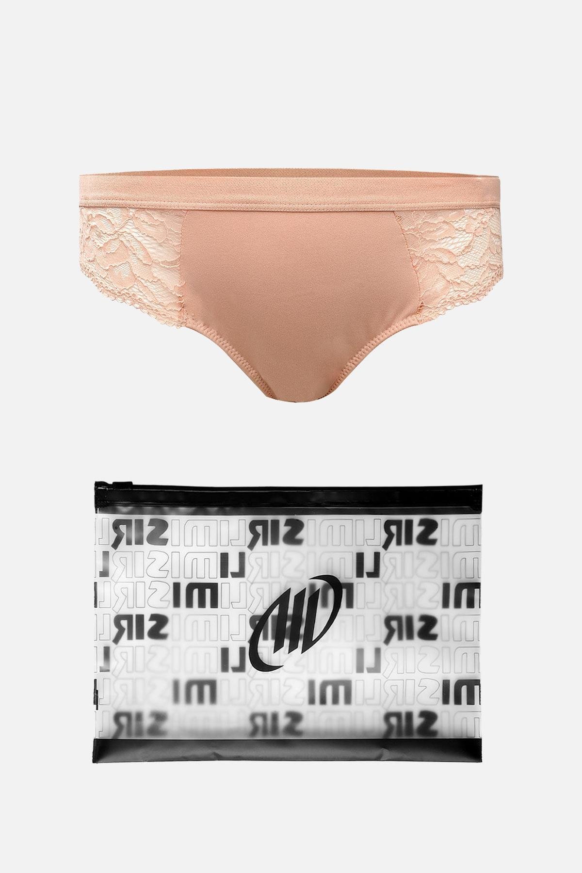 Mısırlı New Panty Likralı Dantelli Kavun İçi Brazilian Külot - 9035